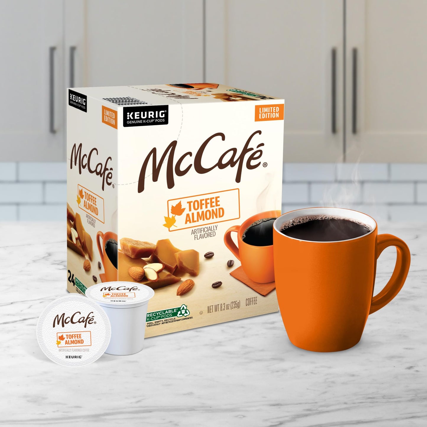 McCafe Premium Roast Coffee, Keurig Single Serve K-Cup Pods, Medium Roast, 24 Count (Pack of 4)