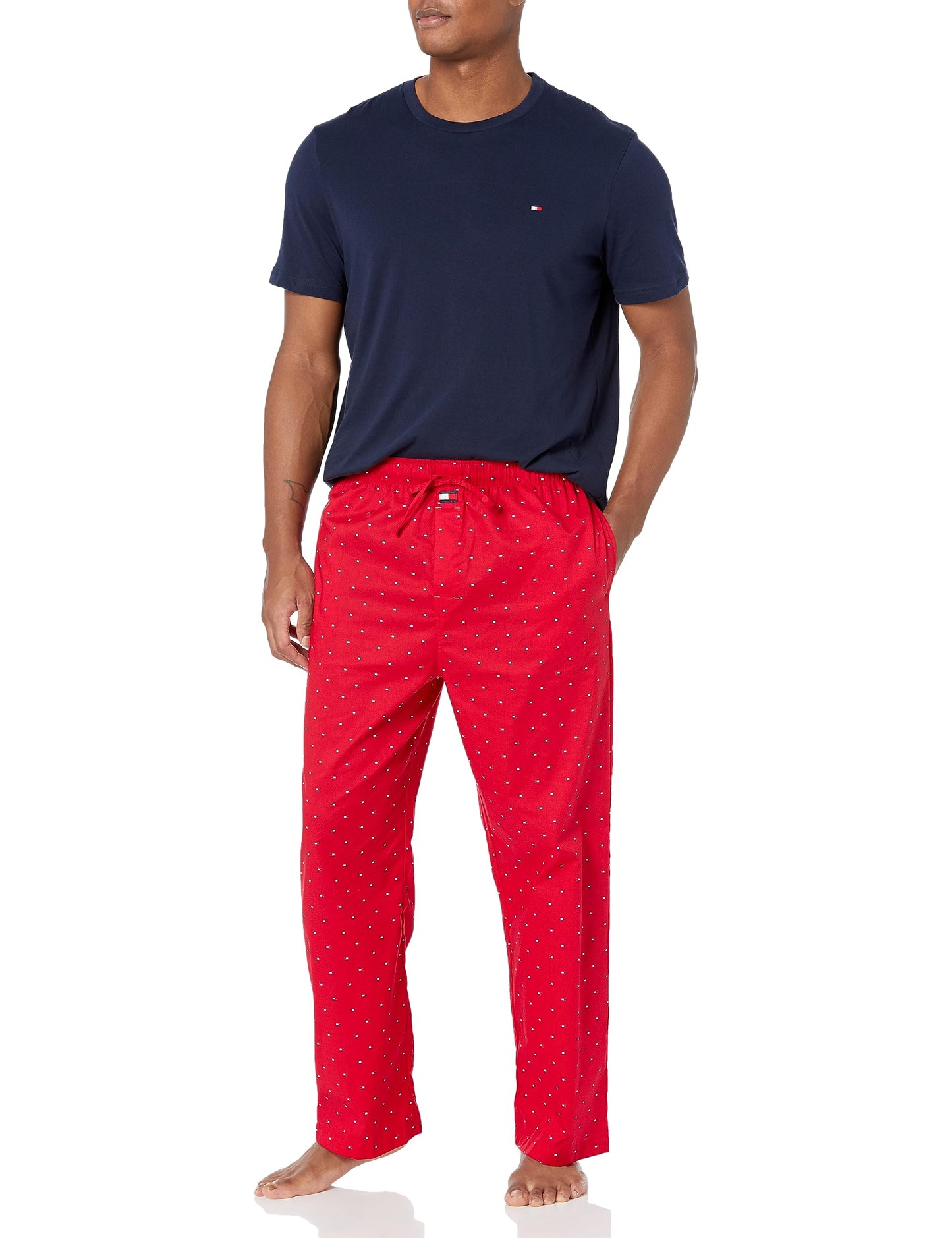 Tommy Hilfiger Poplin Sleep Set Mens