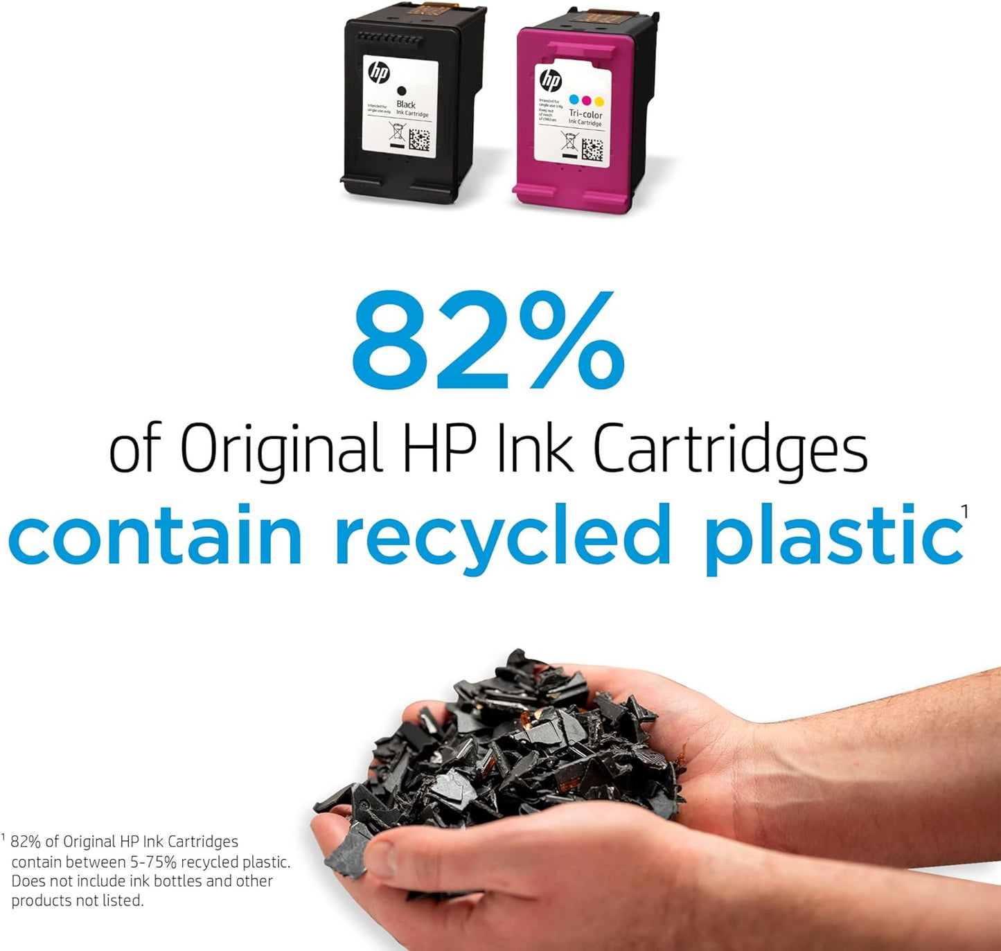 HP 67XL Black High-yield Ink Cartridge | Works with HP DeskJet 1255, 2700, 4100 Series, HP ENVY 6000, 6400 Series | Eligible for Instant Ink | One Size | 3YM57AN