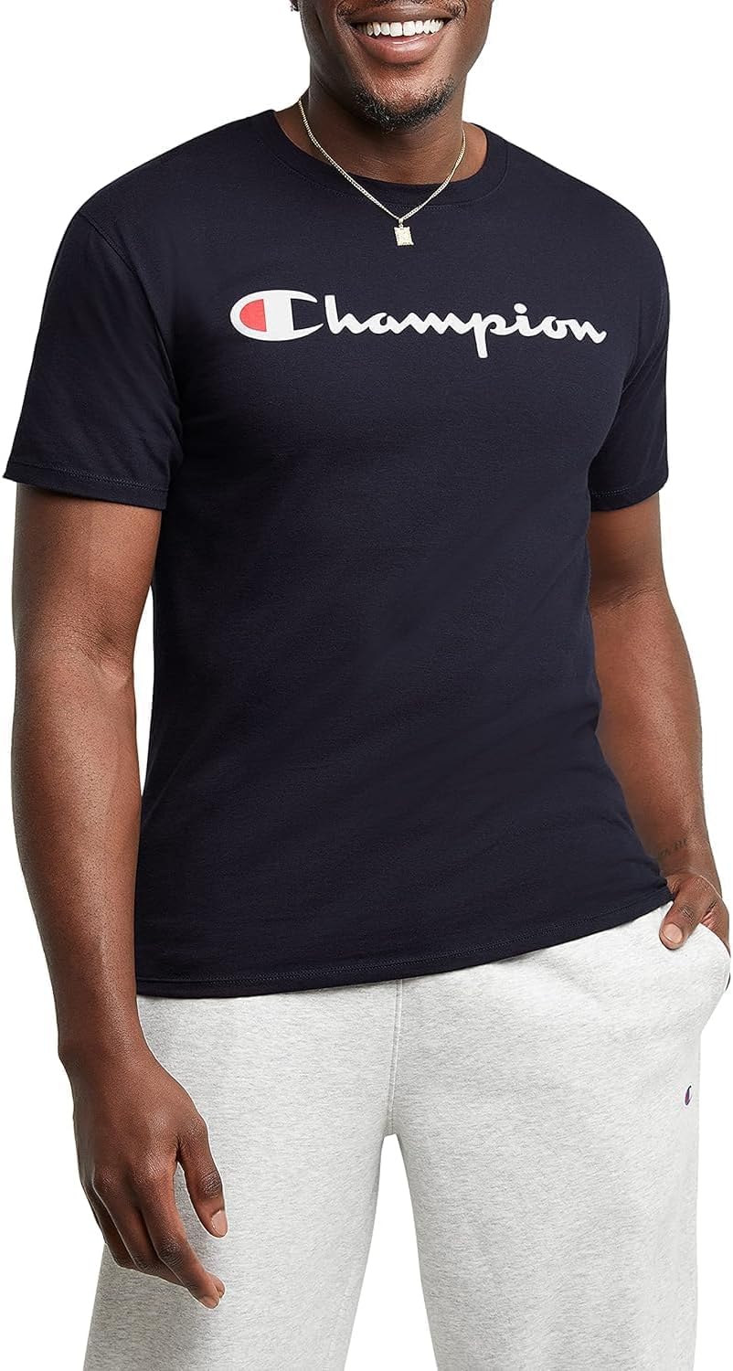 Champion Men's T-shirt, Classic Tee for Men, Men's T-shirt, Men's Tee (Reg. Or Big & Tall)