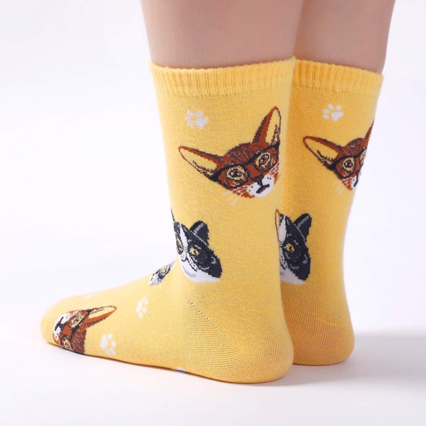 Jeasona Women's Cat Socks Cat Gifts Cute Animal Socks Dog Owl Gifts for Women