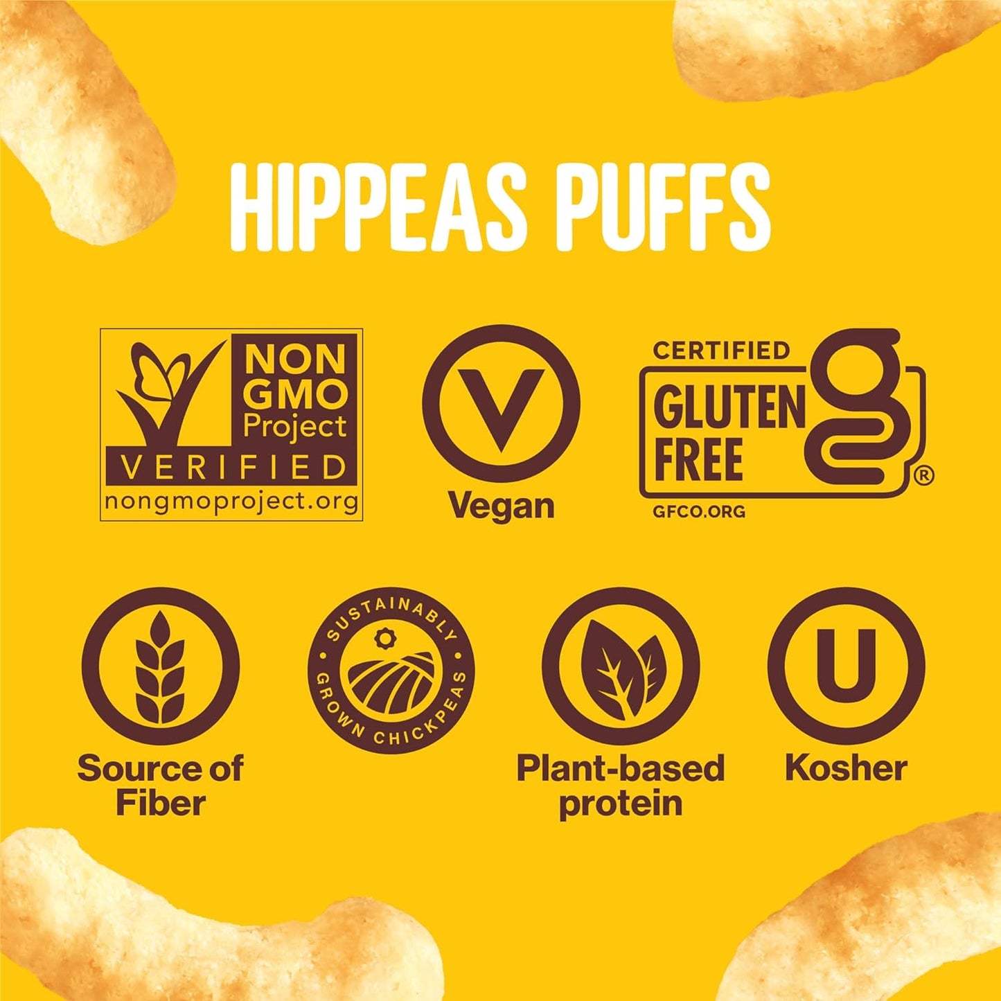 Hippeas Chickpea Puffs, Cheeze Variety Pack: Vegan White Cheddar, Nacho Vibes, 0.8 Ounce (Pack of 18), 3g Protein, 2g Fiber, Vegan, Gluten-Free, Crunchy, Plant Protein Snacks