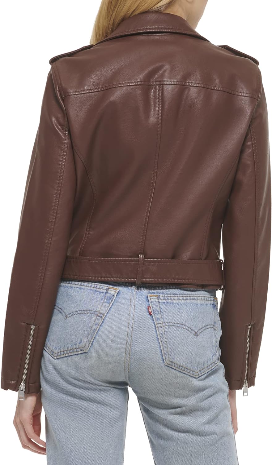 Levi's Women's Belted Faux Leather Moto Jacket (Regular & Plus Size)