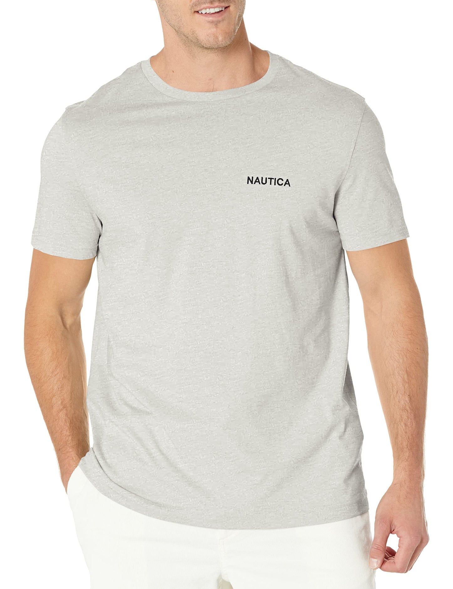 Nautica Men's Short Sleeve Solid Crew Neck T-Shirt