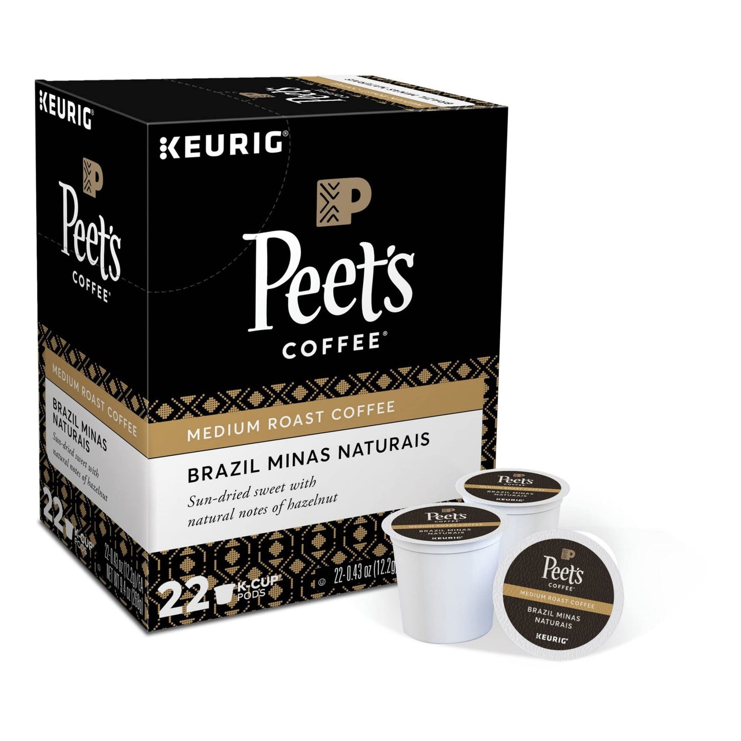 Peet's Coffee, Dark Roast K-Cup Pods for Keurig Brewers - Major Dickason's Blend 75 Count (1 Box of 75 K-Cup Pods)