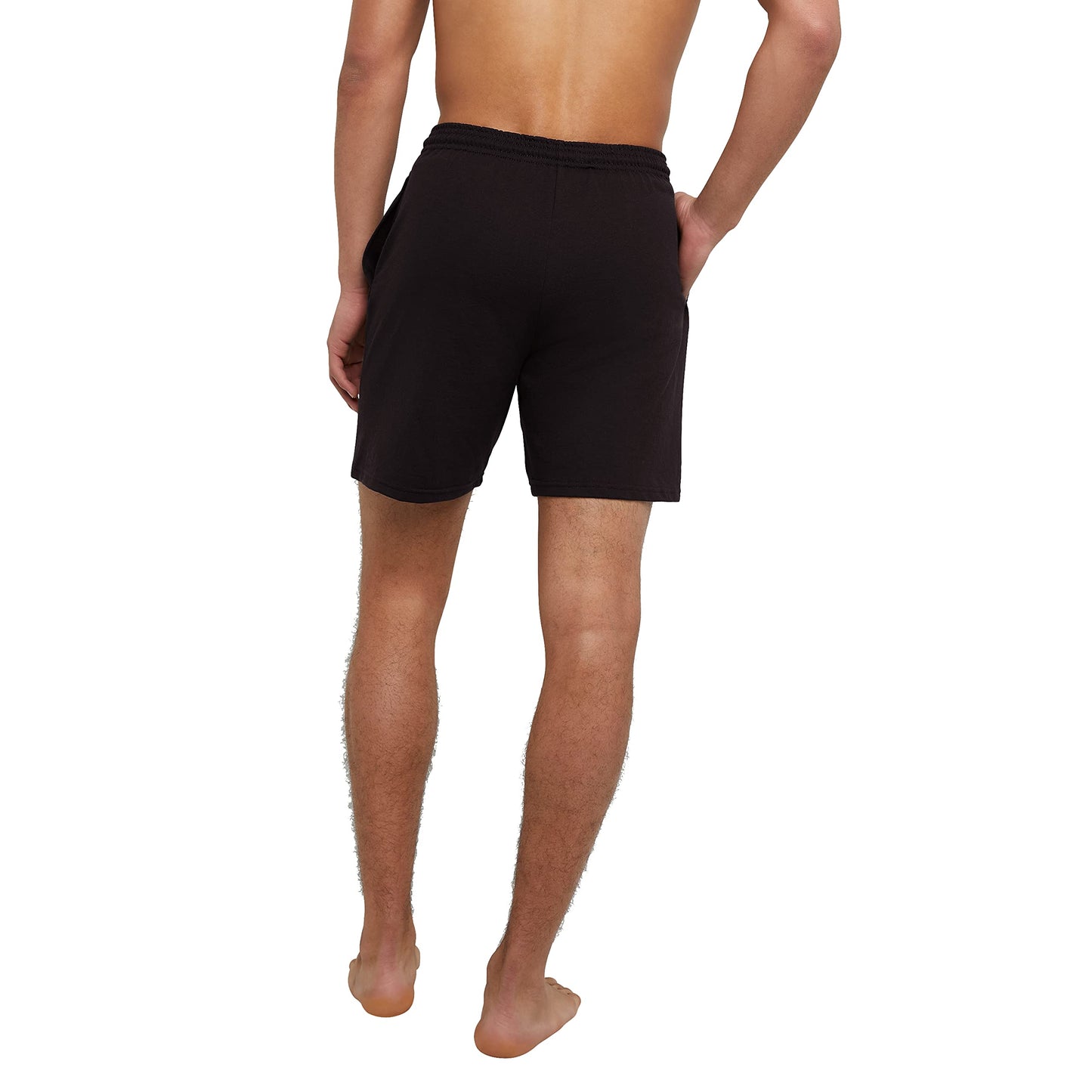 Hanes Men's Athletic Shorts, Favorite Cotton Jersey Shorts, Pull-On Knit Shorts with Pockets, Knit Gym Shorts, 7.5" Inseam