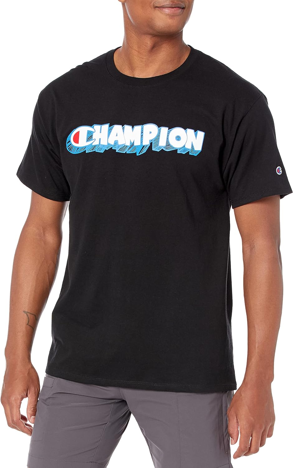 Champion Men's T-shirt, Classic Tee for Men, Men's T-shirt, Men's Tee (Reg. Or Big & Tall)