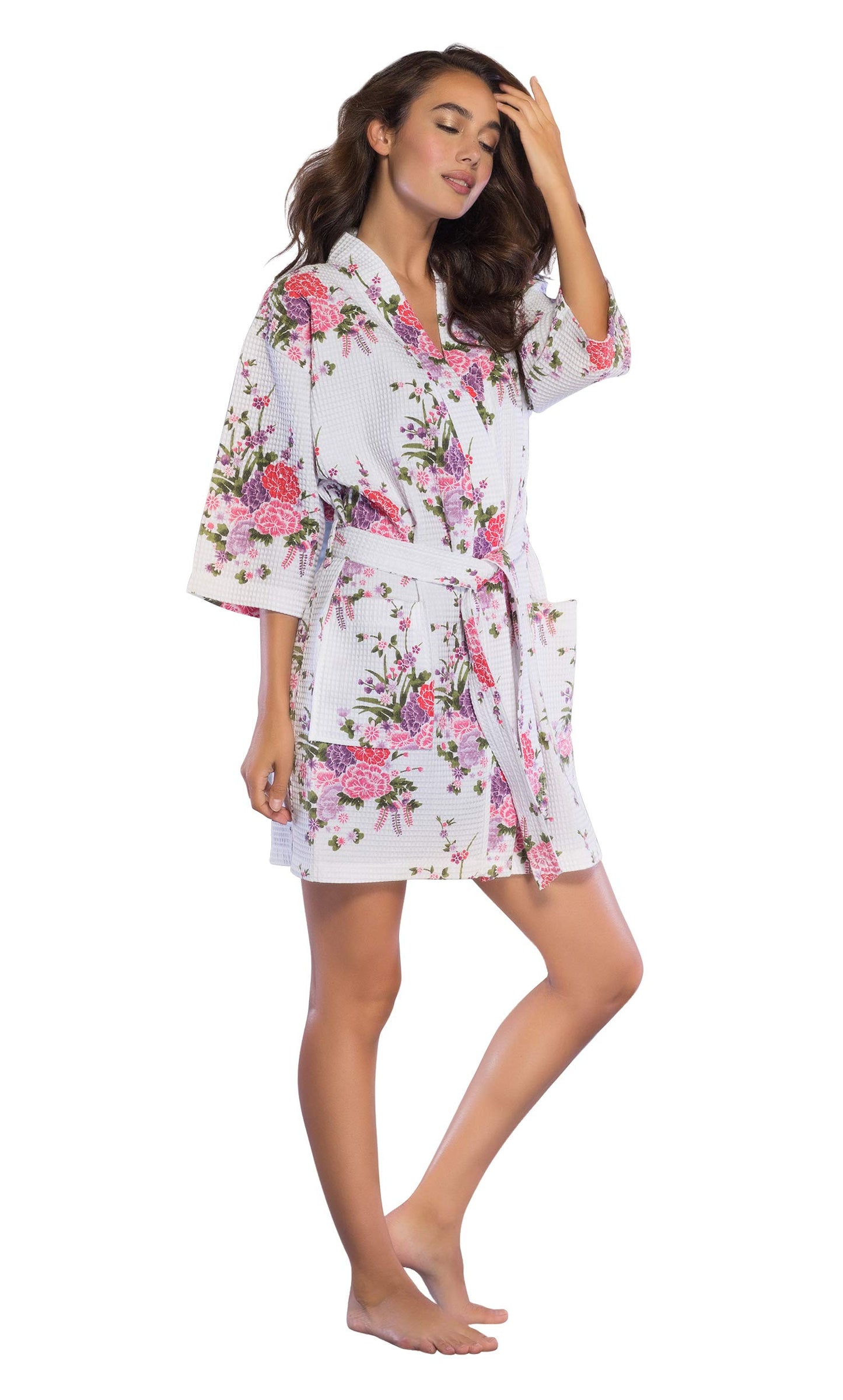 Turquaz Lightweight Thigh Length Robes For Women