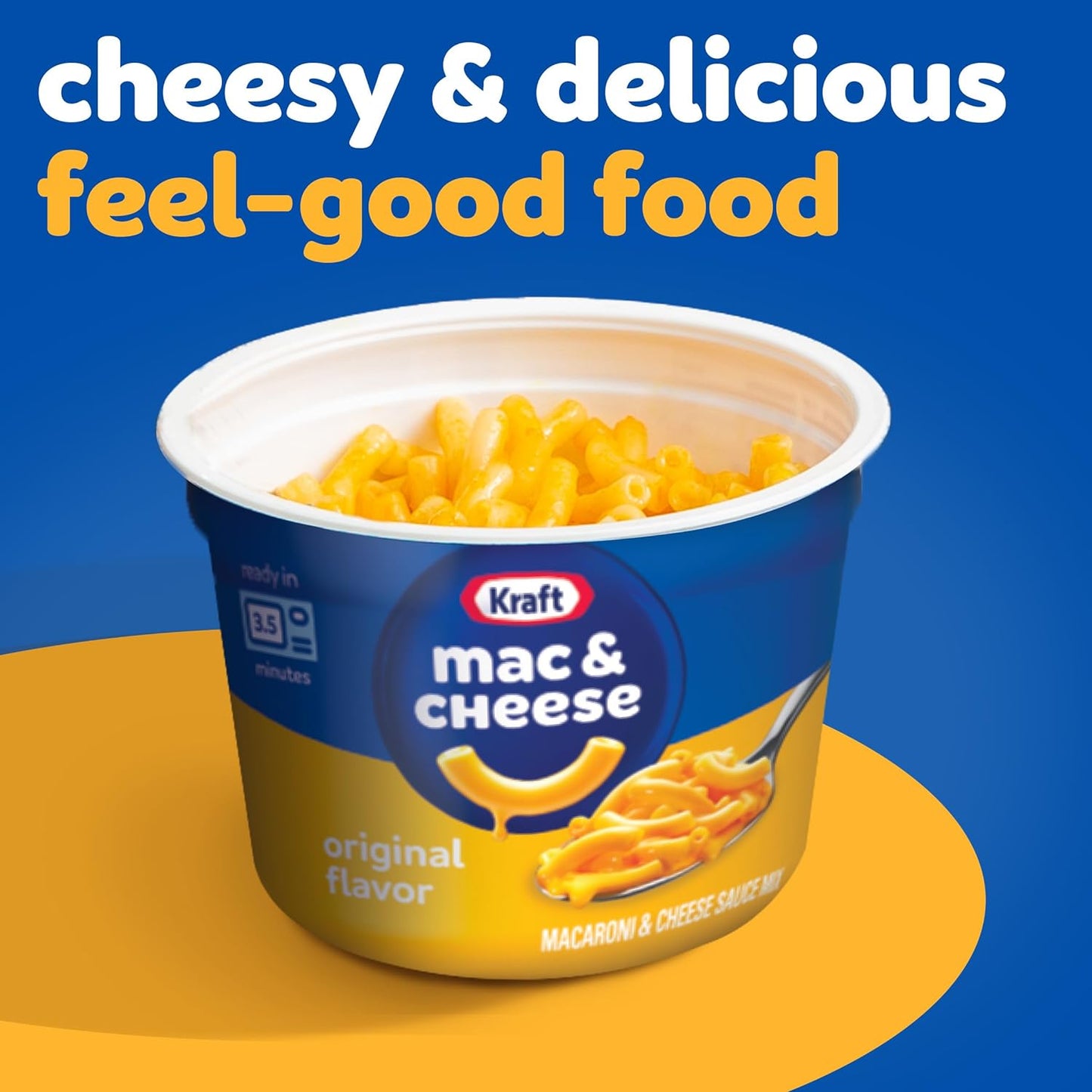 Kraft Original Easy Microwavable Macaroni and Cheese Cups (8 ct Box, 2.05 oz Cups)