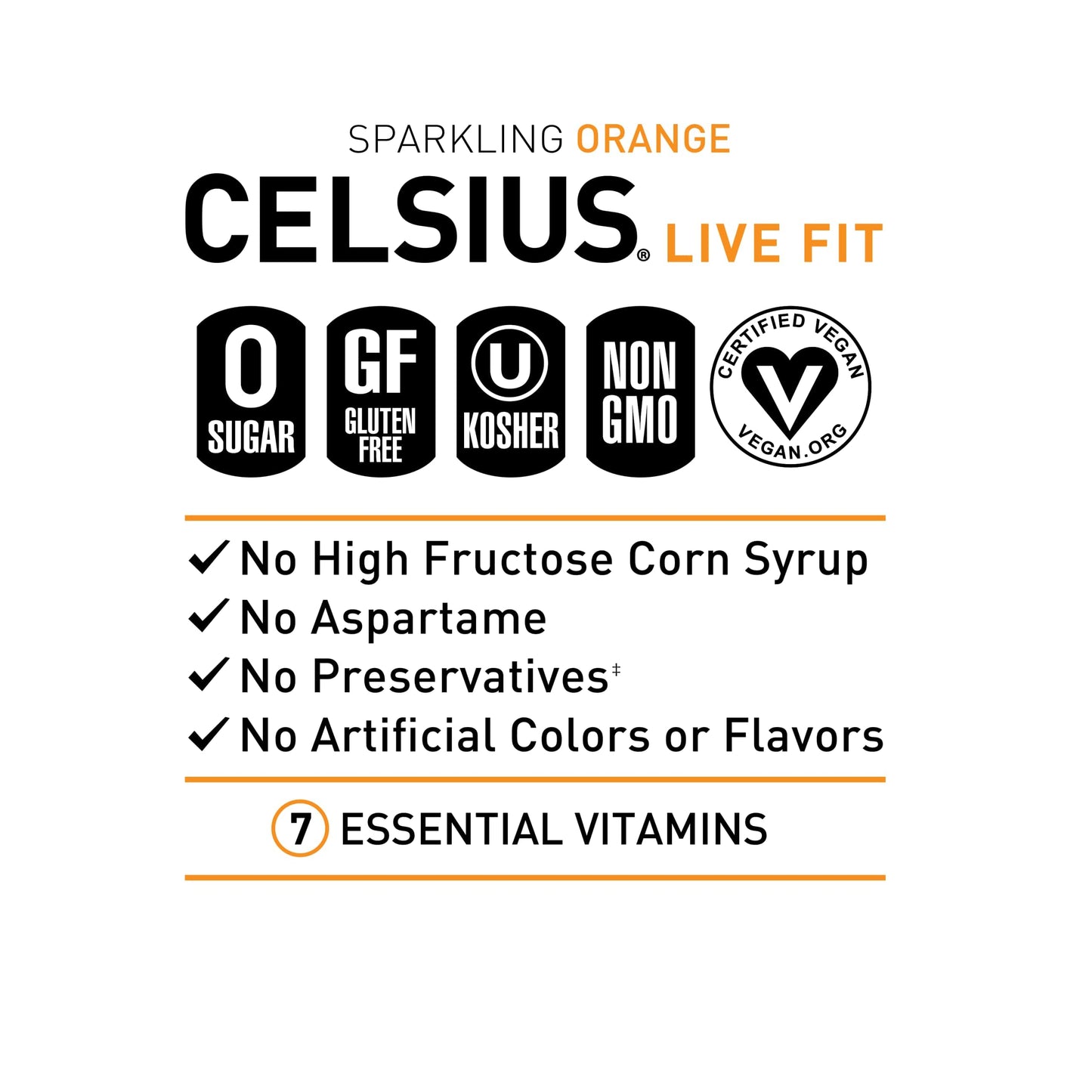 CELSIUS Assorted Flavors Official Variety Pack, Functional Essential Energy Drinks, 12 Fl Oz (Pack of 12)