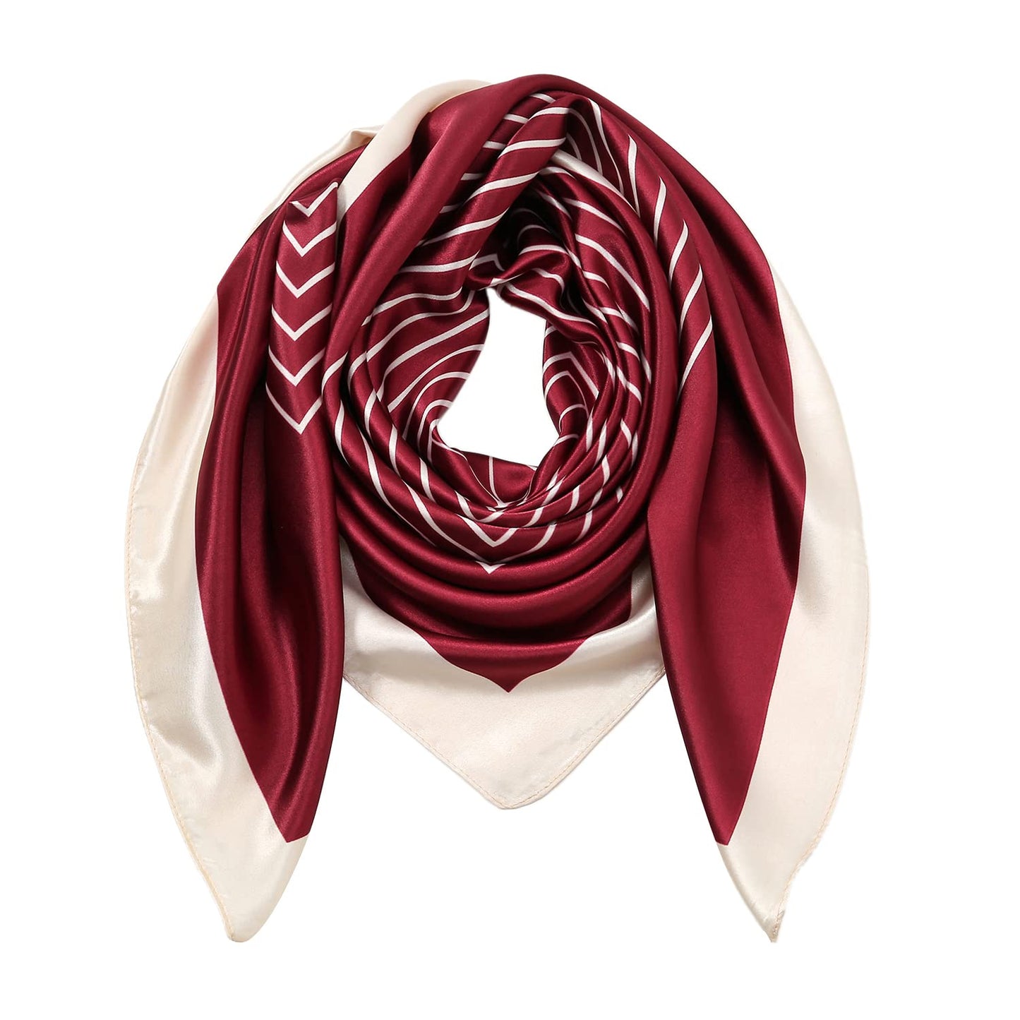 RIIQIICHY Head Scarf for Women Like Silk Satin Scarf for Hair Wrapping at Night Bandana Square Scarf for Sleeping 35 Inch