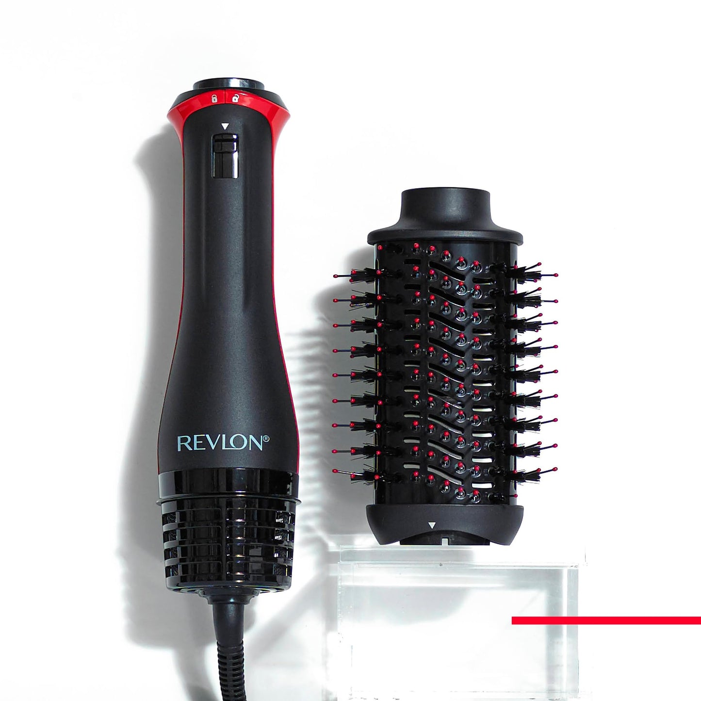 REVLON One-Step Hair Dryer And Volumizer Hot Air Brush, Black, Packaging May Vary, Black Volumizer, 1 Count