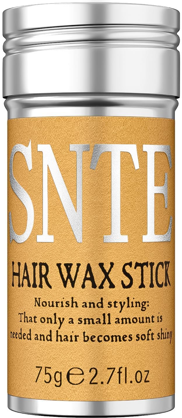 Samnyte Hair Wax Stick, Wax Stick for Hair Slick Stick, Hair Wax Stick for Flyaways Hair Gel Stick Non-greasy Styling Cream for Fly Away & Edge Control Frizz Hair 2.7 Oz