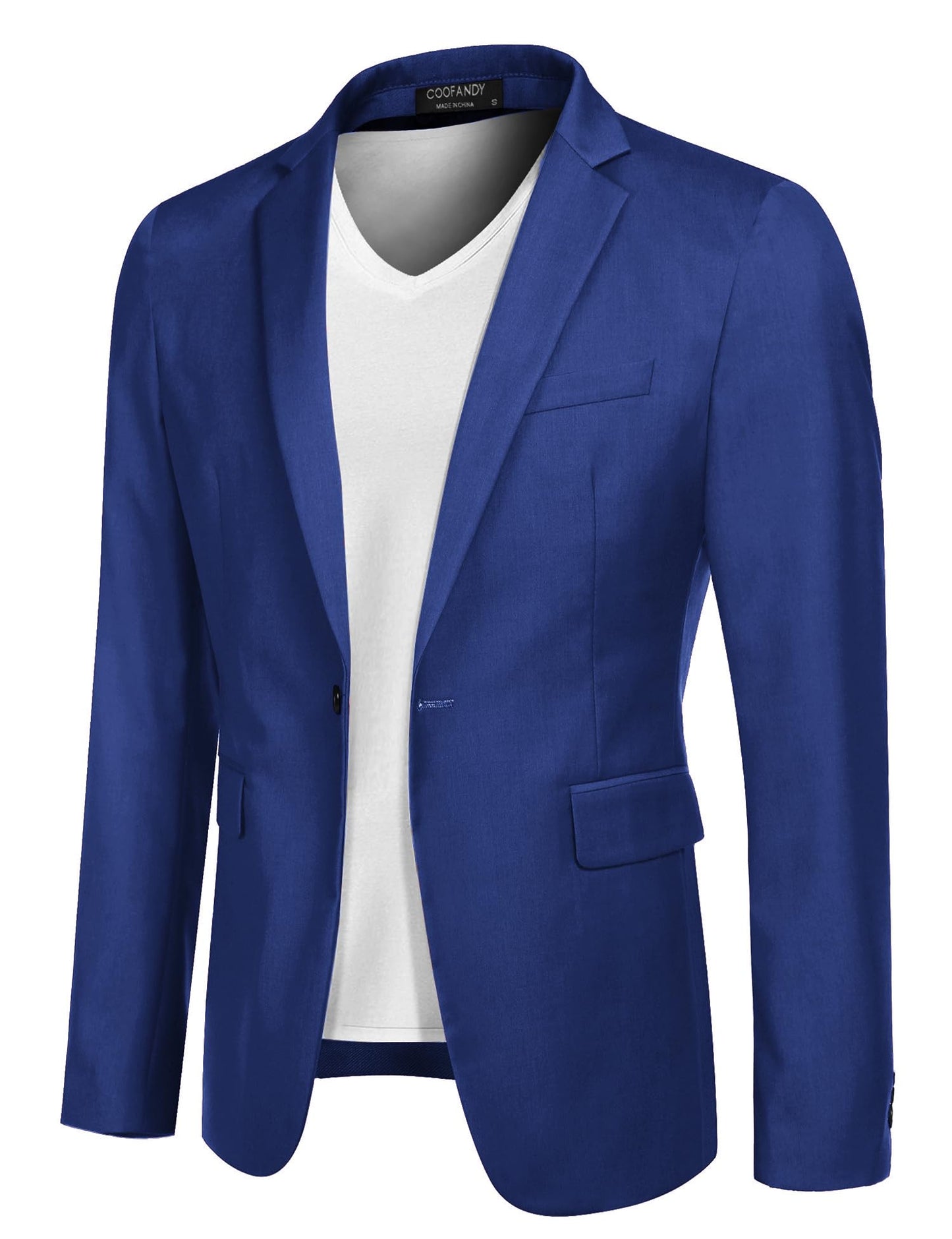 COOFANDY Mens Sport Coat Casual Blazer One Button Business Suit Jacket