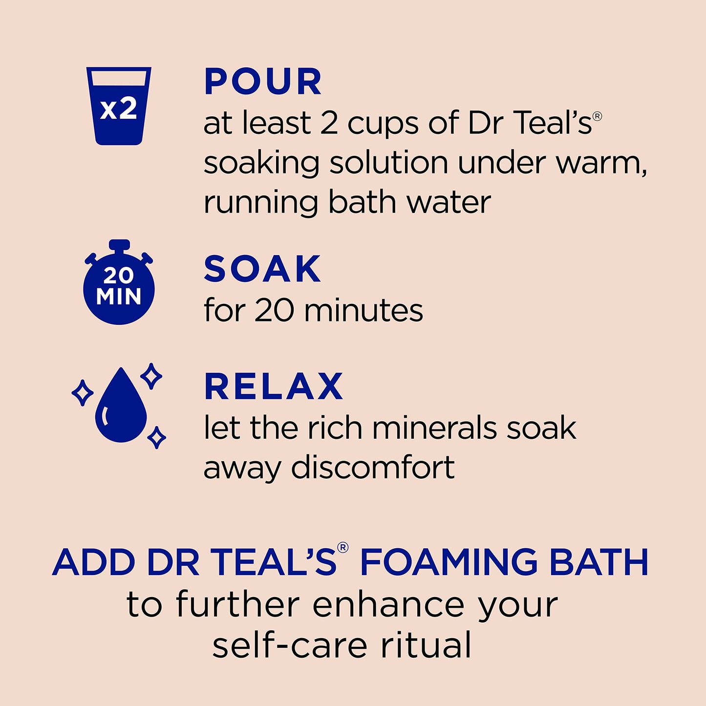 Dr Teal's Pure Epsom Salt Soak, Soothe & Comfort with Oat Milk & Argan Oil, 3 lbs