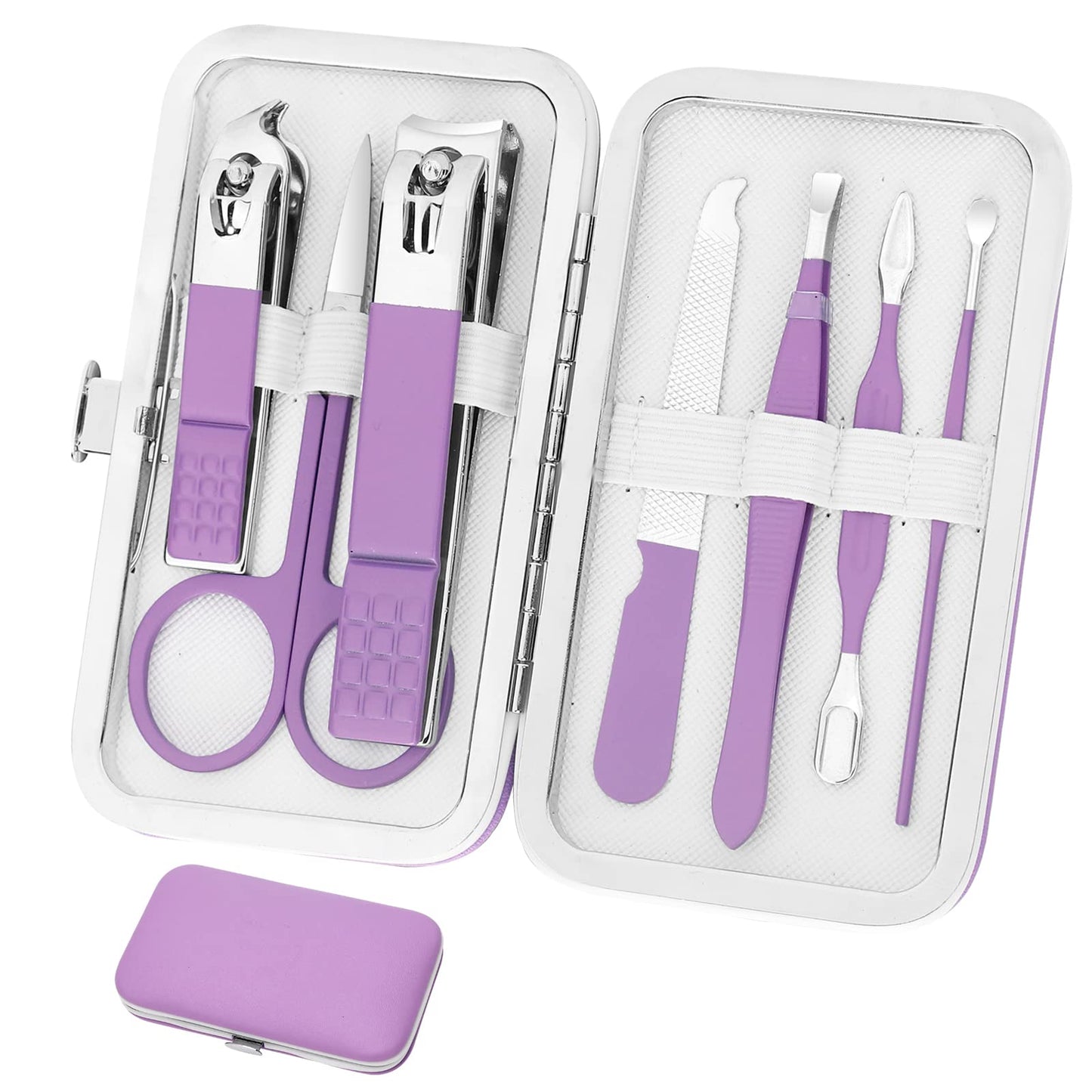 Manicure Set Personal Care Nail Clipper Kit Manicure Professional Pedicure Set Mens Accessories Personal Care Set Grooming Kit Fathers Gift for Men Husband Boyfriend Parent