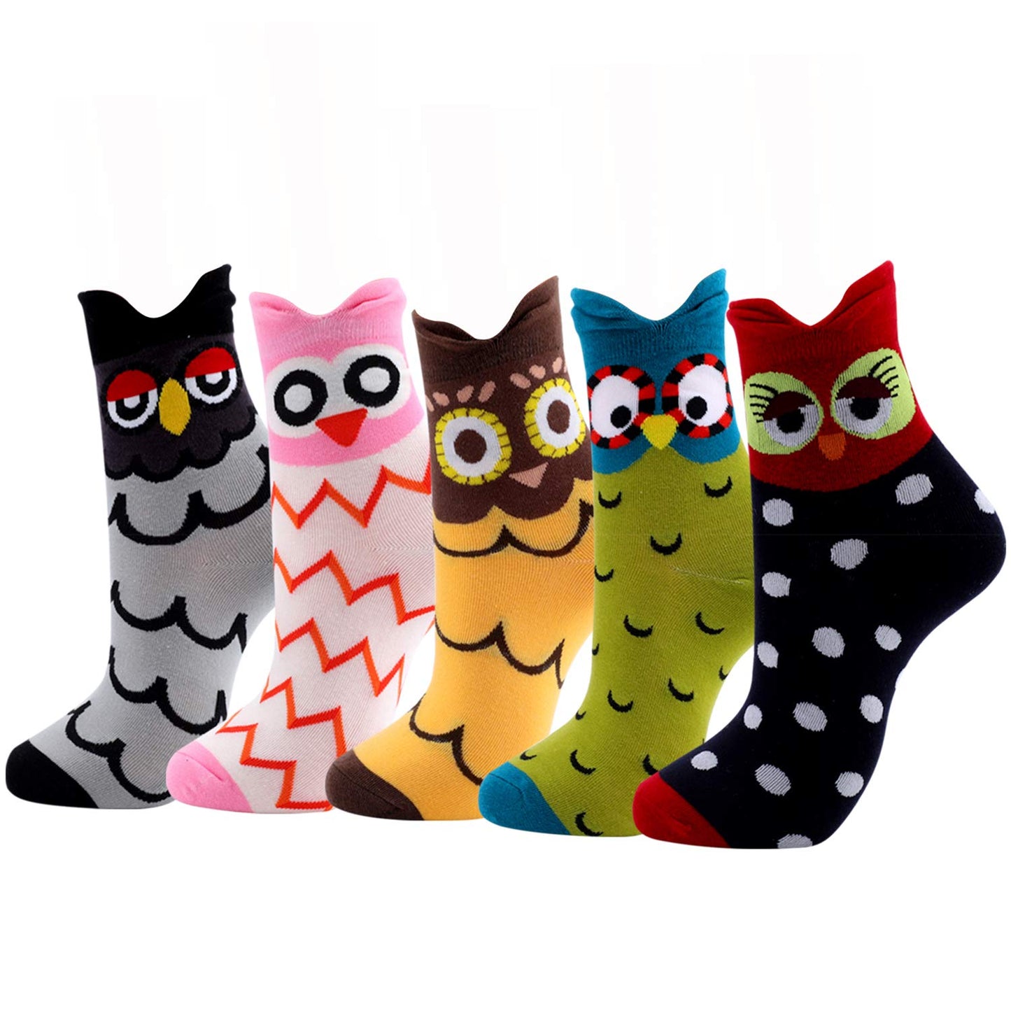 Jeasona Women's Cat Socks Cat Gifts Cute Animal Socks Dog Owl Gifts for Women