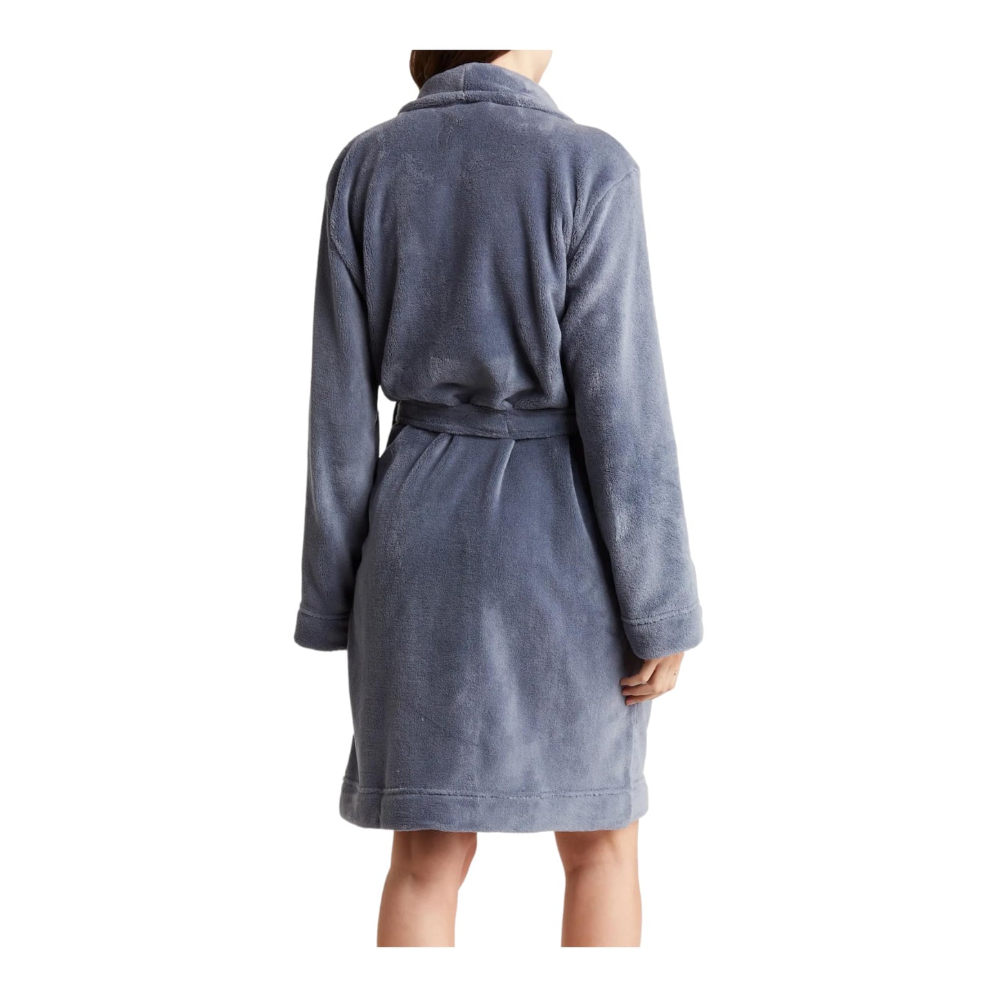 Calvin Klein Women's Logo Belted Fluffy Soft Robe