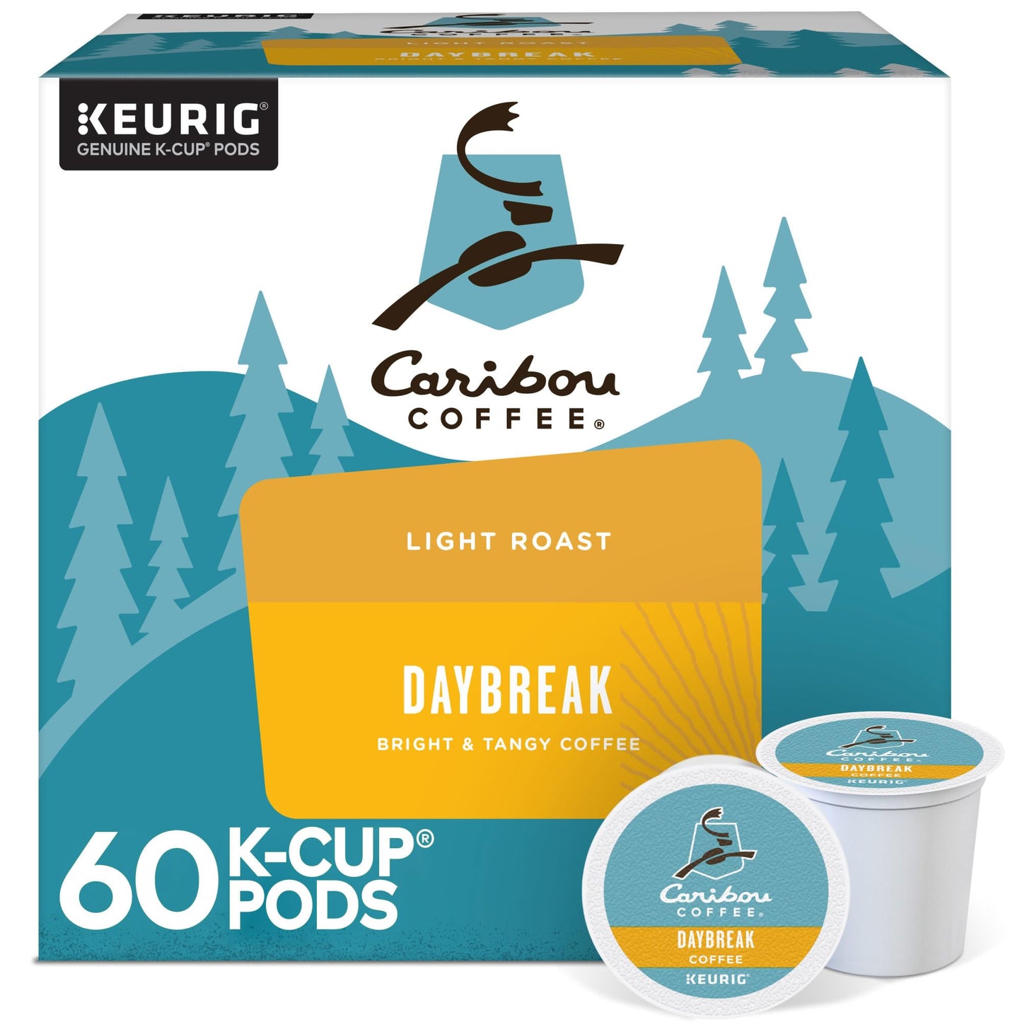 Caribou Coffee Caribou Blend, Keurig Single-Serve K-Cup Pods, Medium Roast Coffee, 32 Count