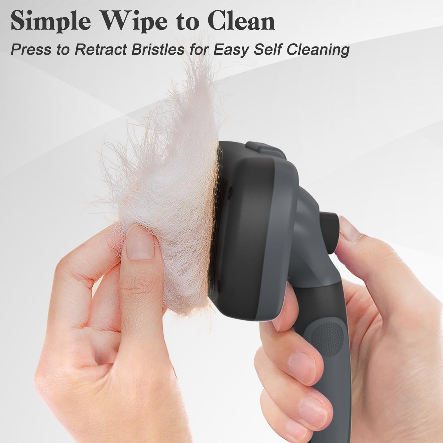 Self Cleaning Slicker Brush for Dogs & Cats, Skin Friendly Grooming Cat Brush, Dog Brush for Shedding, Deshedding Brush, Hair Brush Puppy Brush for Haired Dogs, Pet Supplies Accessories, Blue