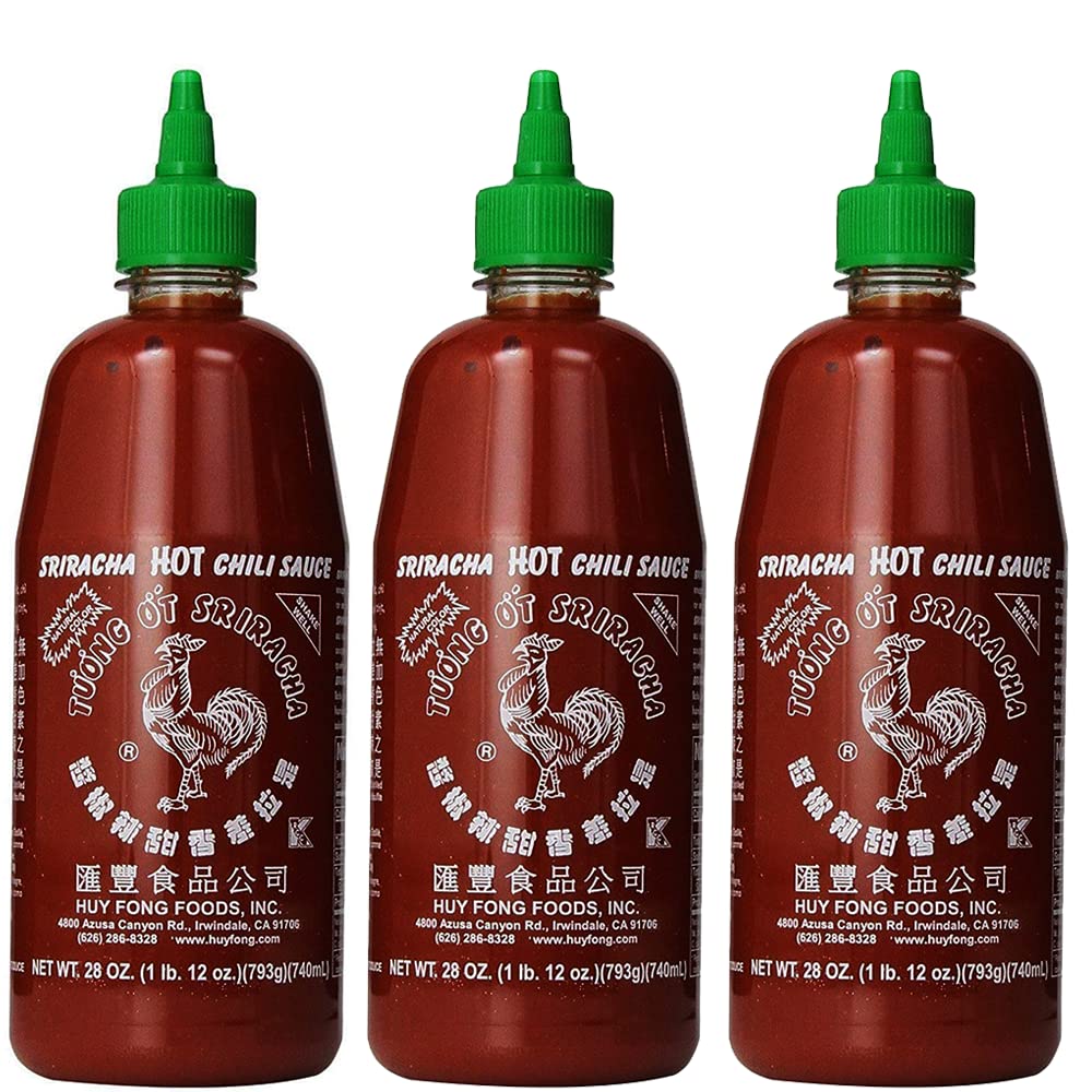 Sriracha Hot Chili Sauce 28oz, pack of 2