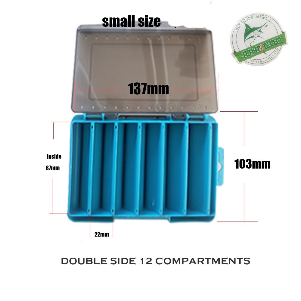 Double-sided Double-layer Tool Hard Bait Box Storage