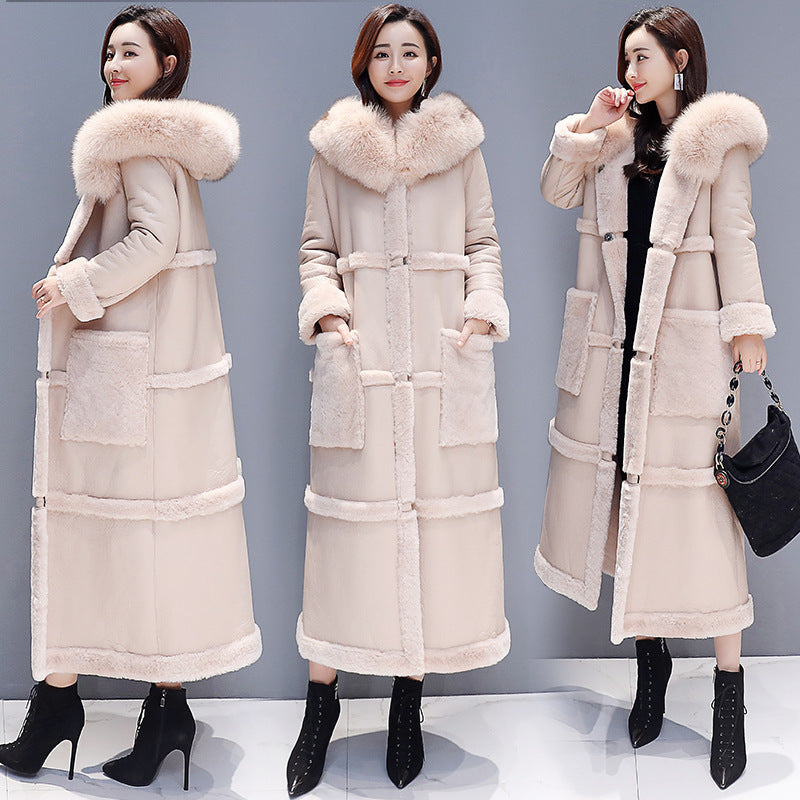 Personalized Mid-length Loose Pockets Cotton-padded Coat