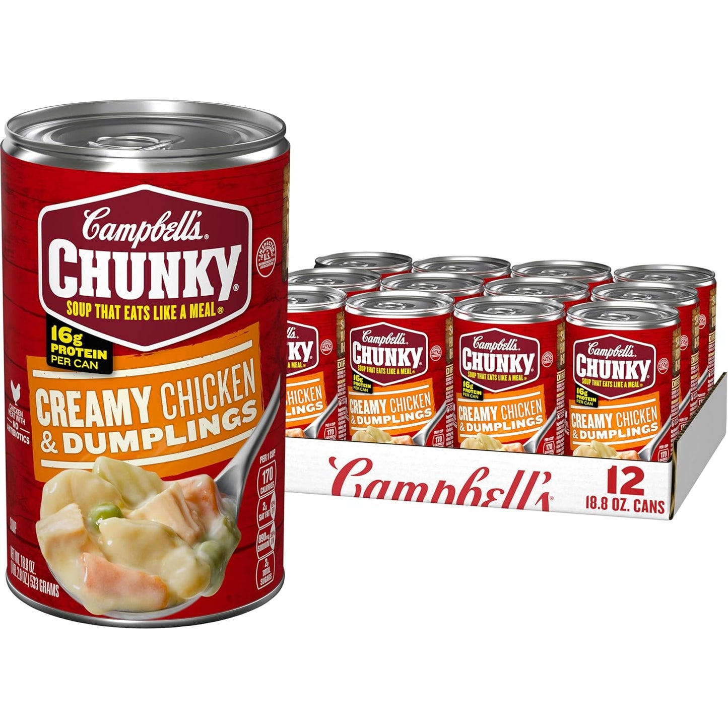 Campbell's Condensed Chicken Noodle Soup, 10.75 Ounce Can (Pack of 4)