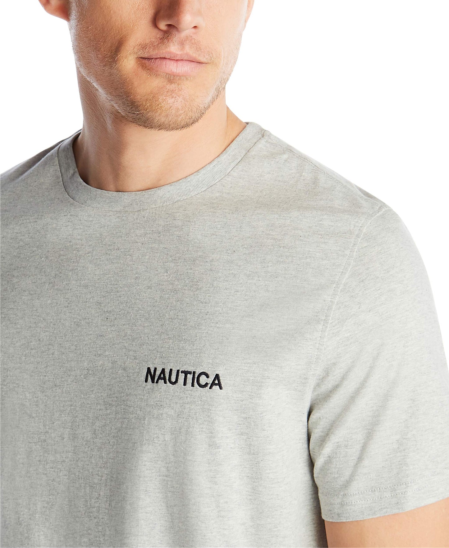 Nautica Men's Short Sleeve Solid Crew Neck T-Shirt