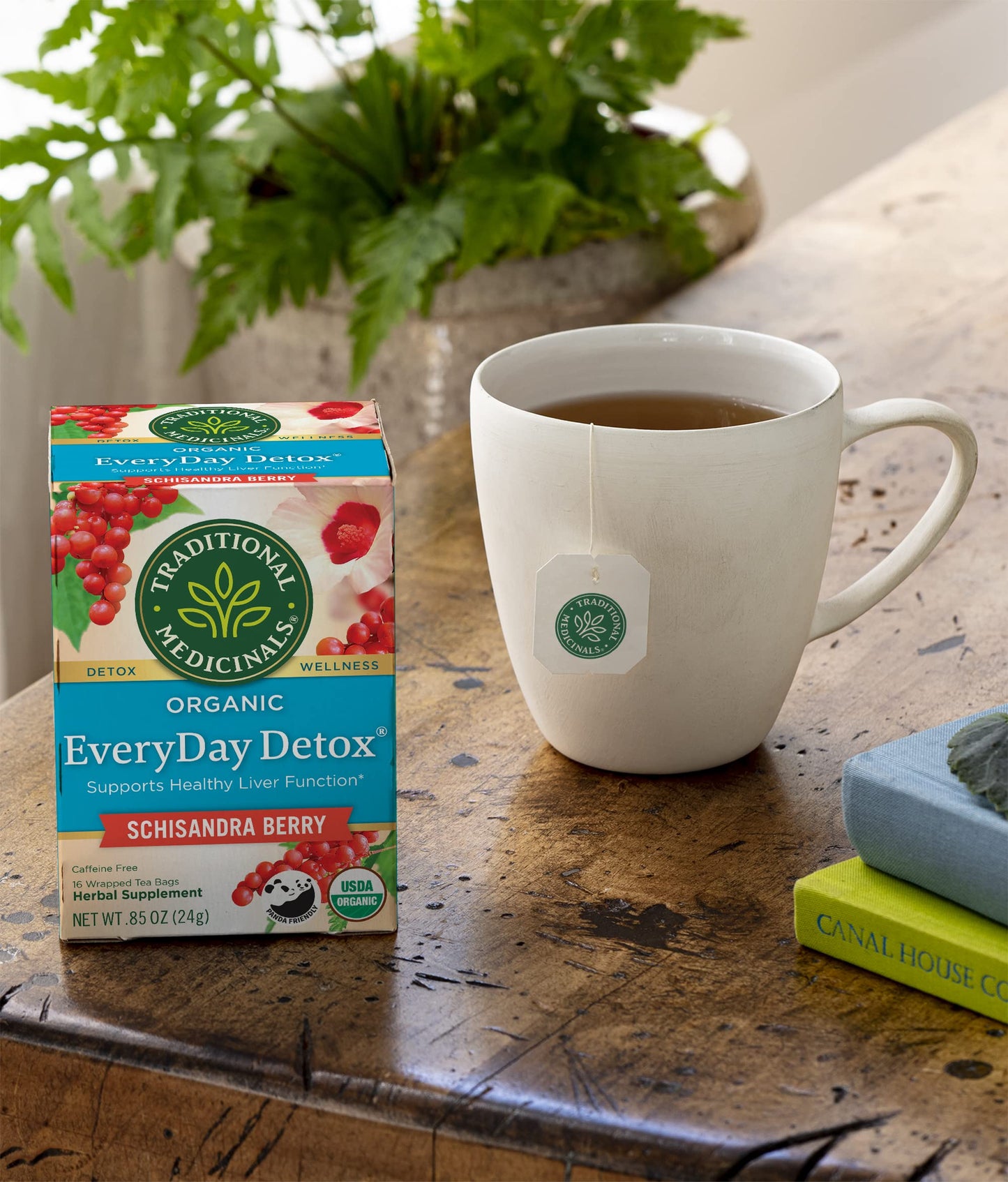 Traditional Medicinals Tea, Organic Lemon Balm, Calms Nerves & Supports Digestion, 16 Tea Bags