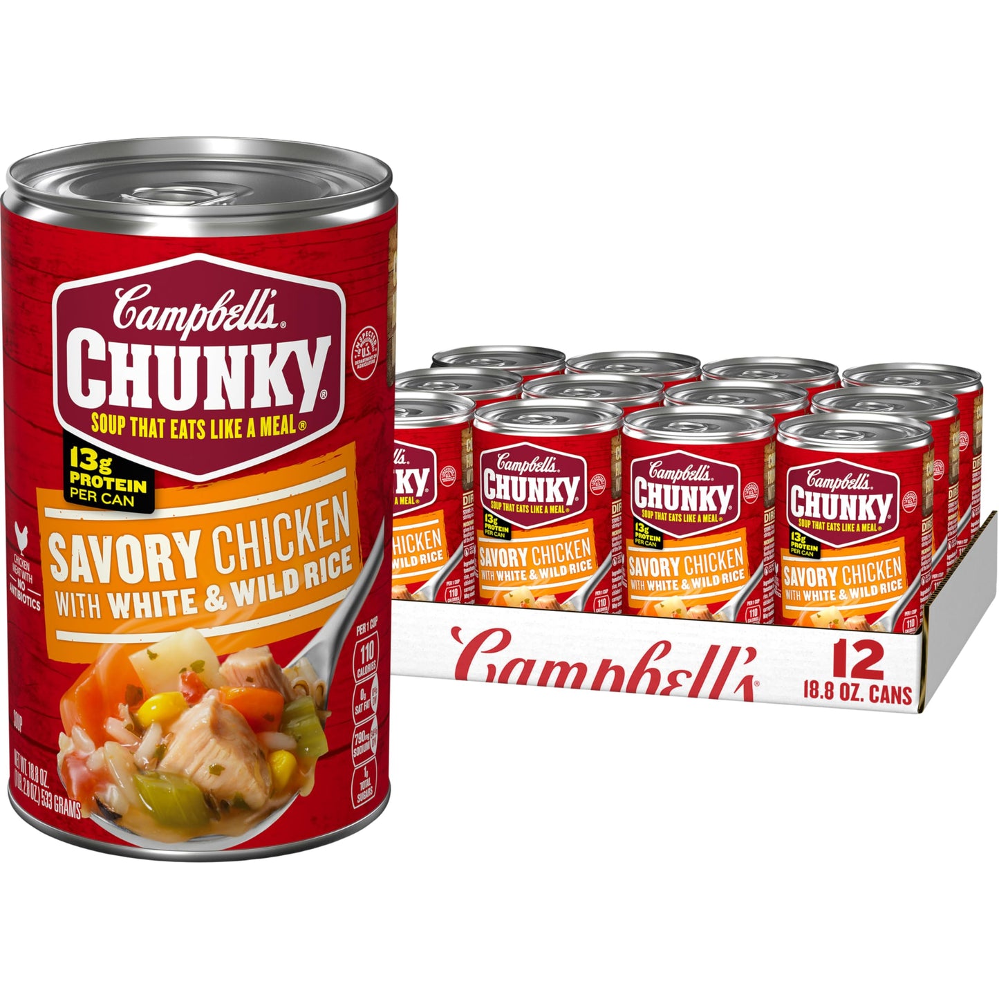 Campbell's Condensed Chicken Noodle Soup, 10.75 Ounce Can (Pack of 4)