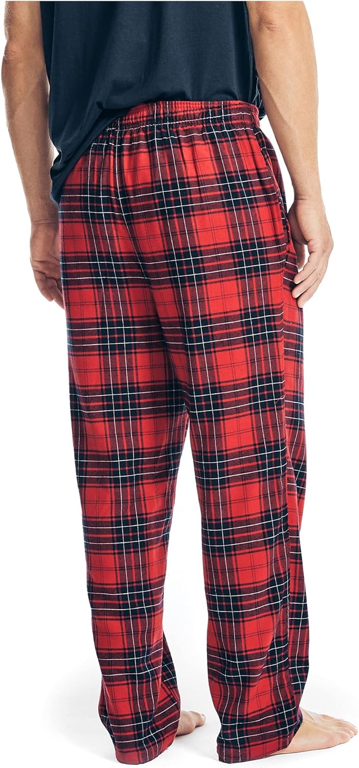 Nautica Men's Plaid Flannel Pajama Pant Set