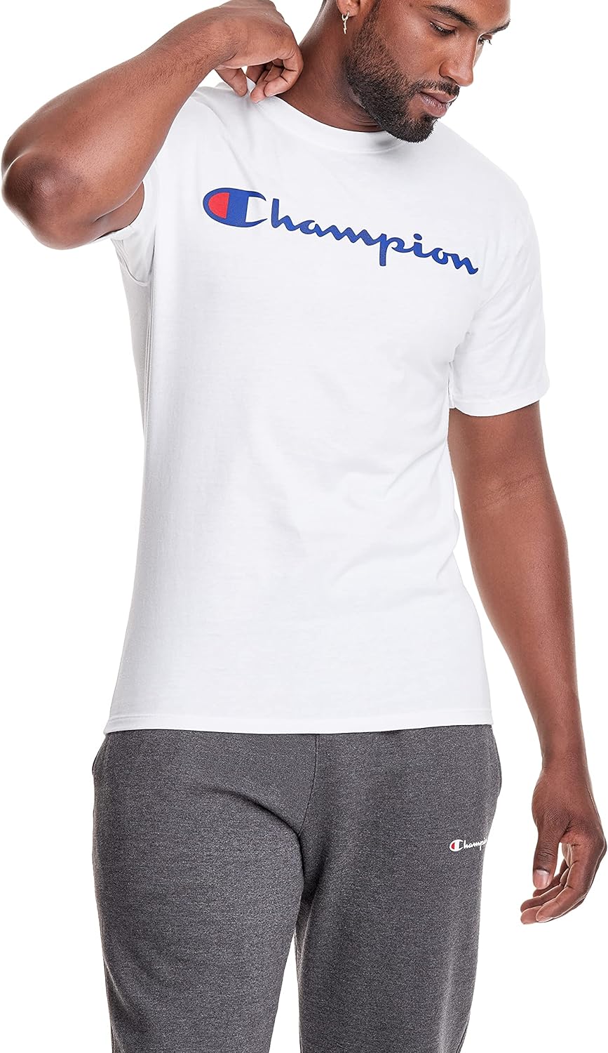 Champion Men's T-shirt, Classic Tee for Men, Men's T-shirt, Men's Tee (Reg. Or Big & Tall)