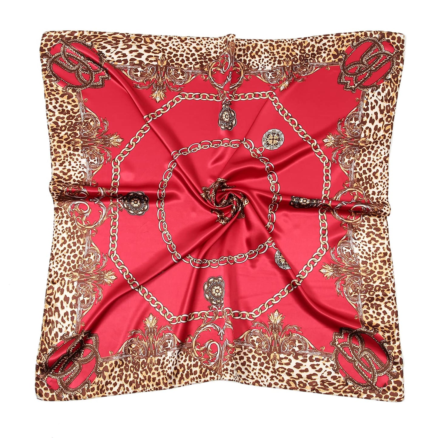 RIIQIICHY Head Scarf for Women Like Silk Satin Scarf for Hair Wrapping at Night Bandana Square Scarf for Sleeping 35 Inch