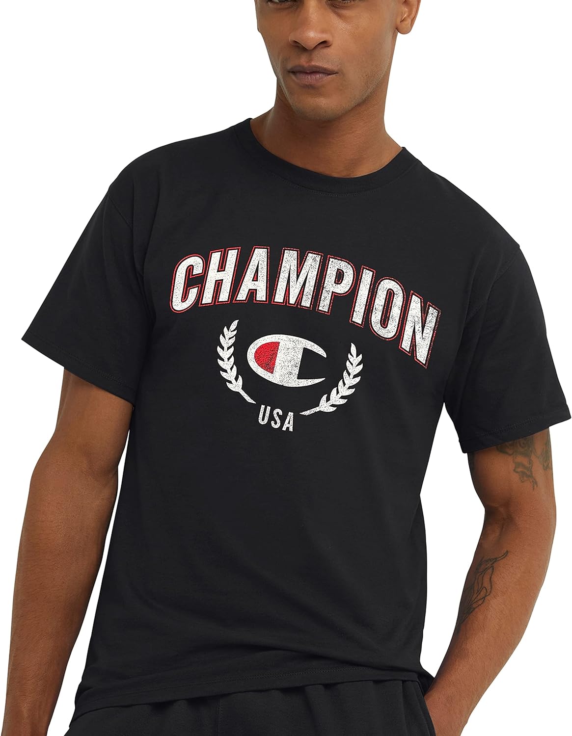 Champion Men's T-shirt, Classic Tee for Men, Men's T-shirt, Men's Tee (Reg. Or Big & Tall)