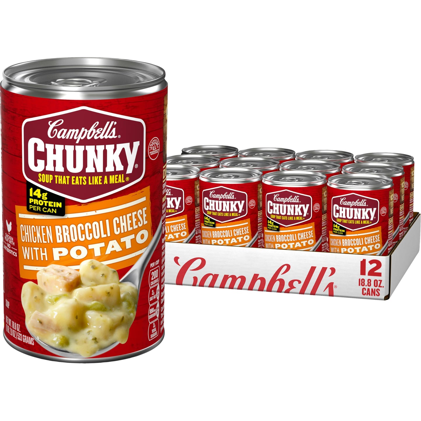 Campbell's Condensed Chicken Noodle Soup, 10.75 Ounce Can (Pack of 4)