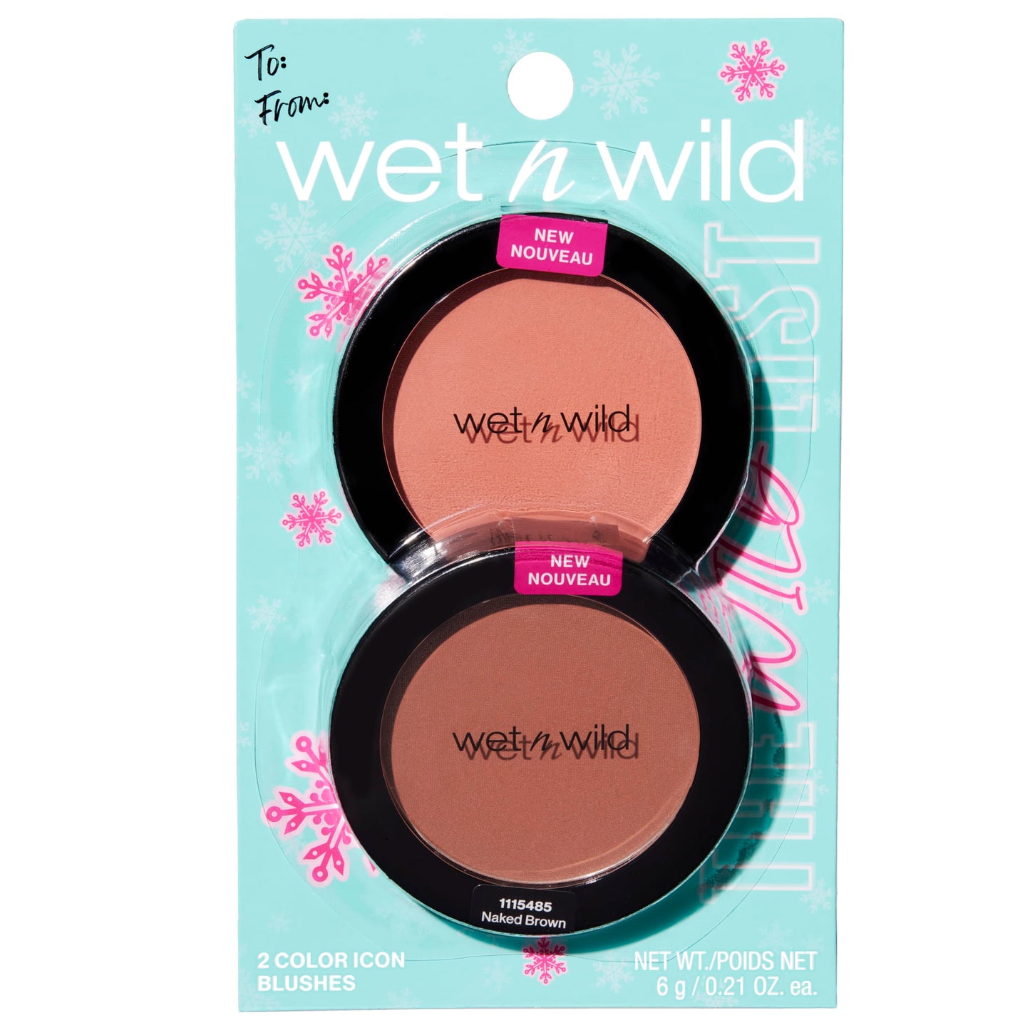 wet n wild Color Icon Blush, Effortless Glow & Seamless Blend infused with Luxuriously Smooth Jojoba Oil, Sheer Finish with a Matte Natural Glow, Cruelty-Free & Vegan - Pinch Me Pink