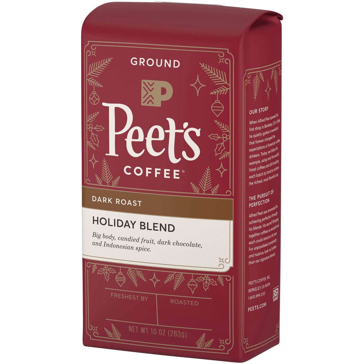 Peet's Coffee, Dark Roast Ground Coffee - Major Dickason's Blend 18 Ounce Bag