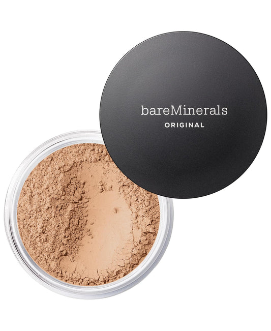 bareMinerals Original Loose Powder Foundation SPF 15, Lightweight Mineral Loose Powder Foundation Makeup, Buildable Coverage, Talc Free, Vegan