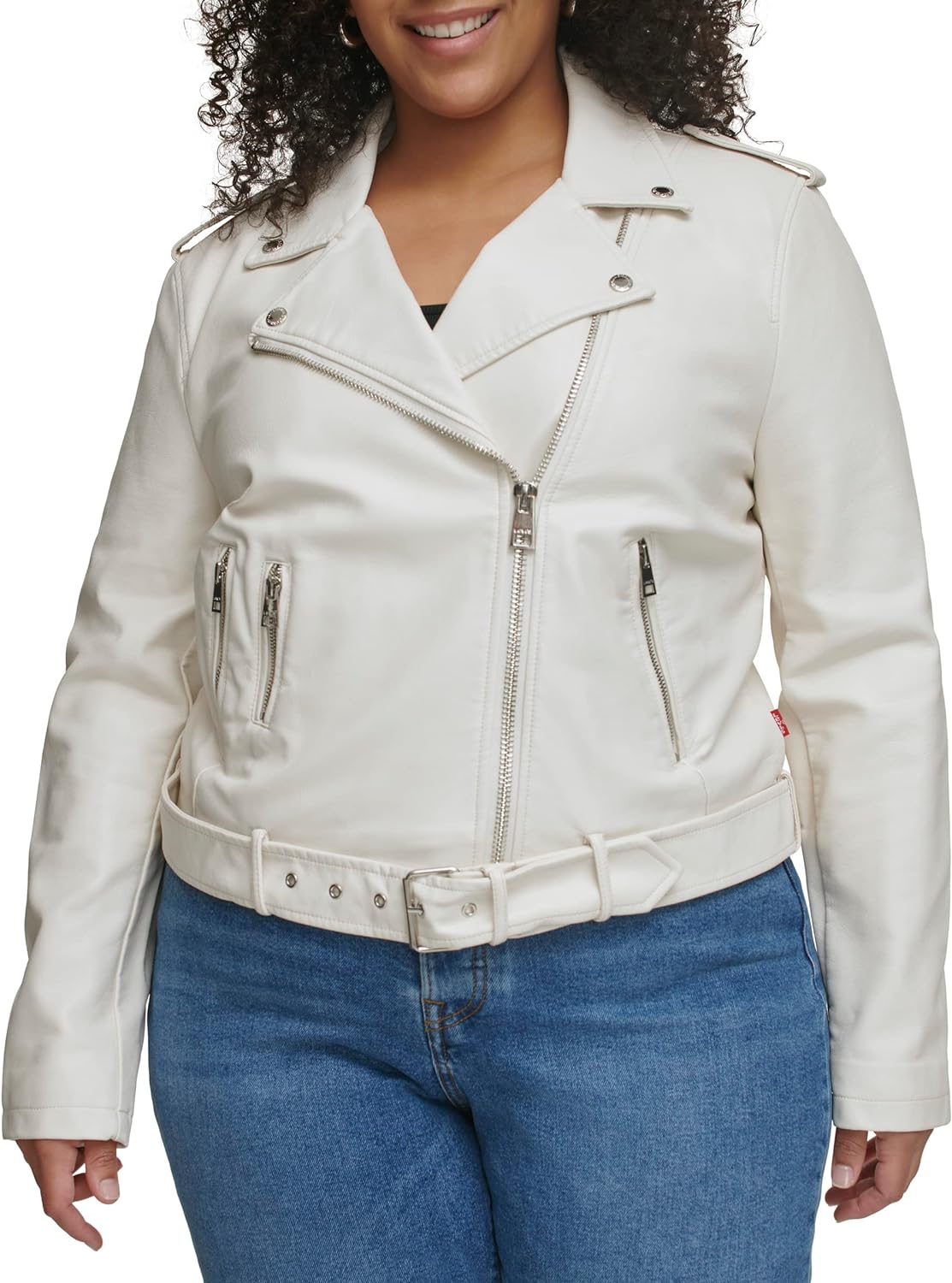 Levi's Women's Belted Faux Leather Moto Jacket (Regular & Plus Size)