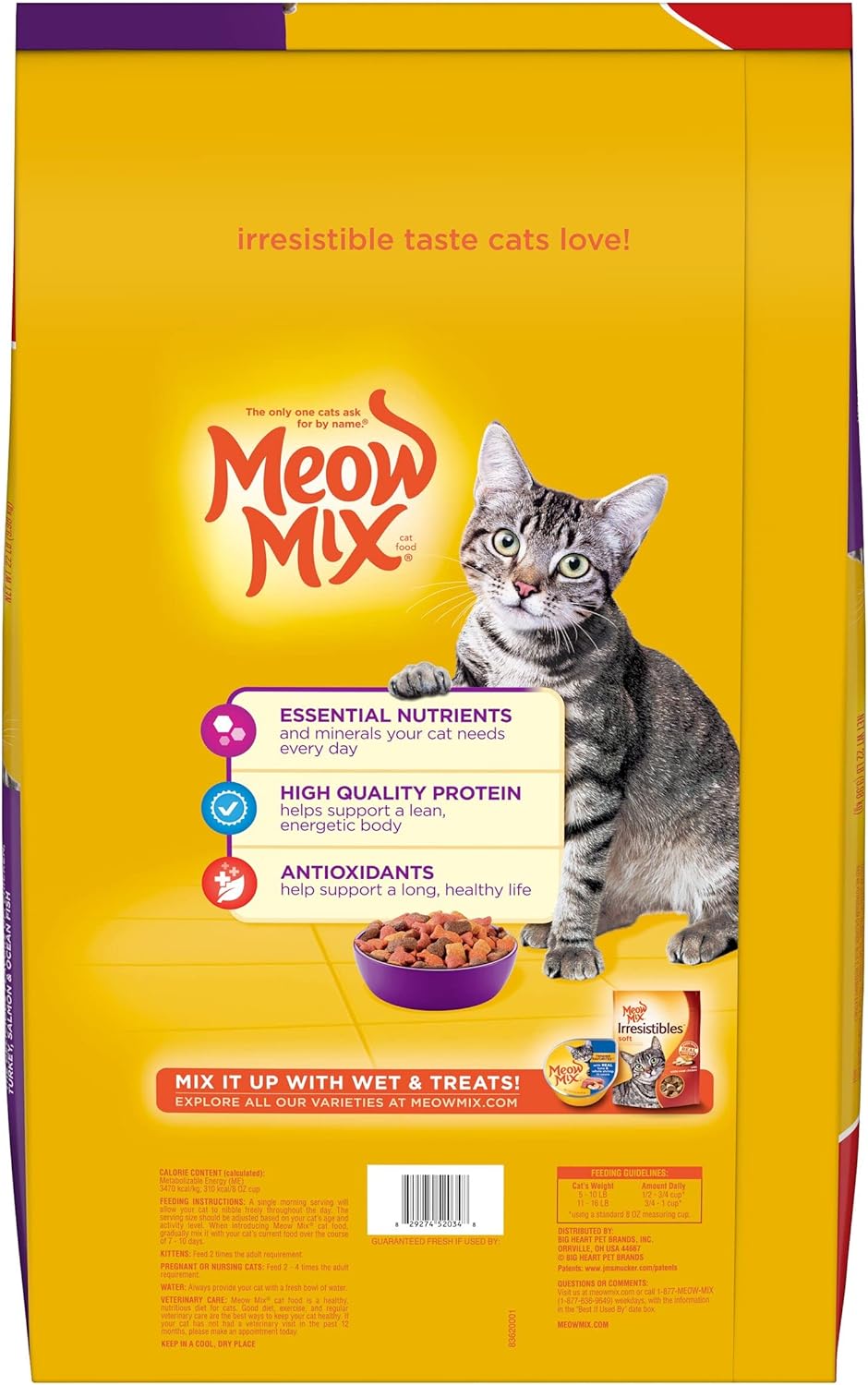 Meow Mix Original Choice Dry Cat Food, 6.3 Pound Bag