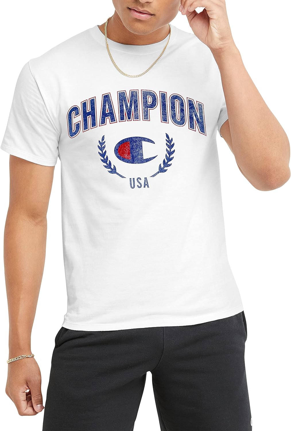 Champion Men's T-shirt, Classic Tee for Men, Men's T-shirt, Men's Tee (Reg. Or Big & Tall)