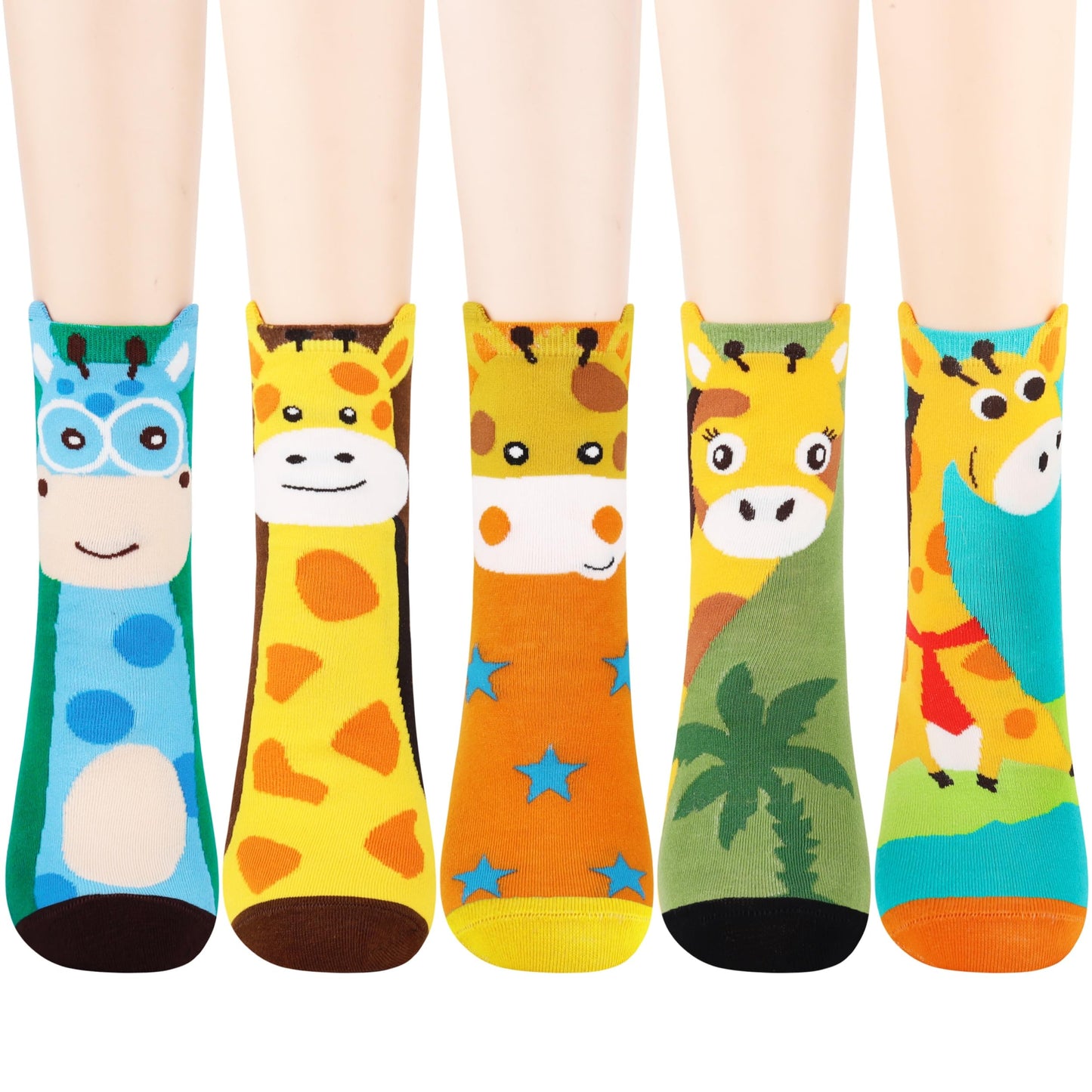 Jeasona Women's Cat Socks Cat Gifts Cute Animal Socks Dog Owl Gifts for Women