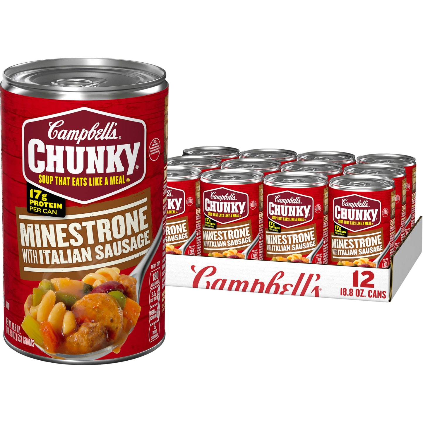 Campbell's Condensed Chicken Noodle Soup, 10.75 Ounce Can (Pack of 4)