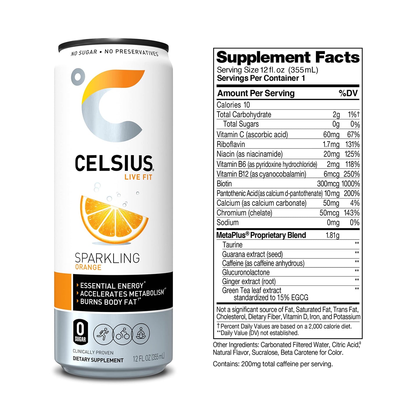 CELSIUS Assorted Flavors Official Variety Pack, Functional Essential Energy Drinks, 12 Fl Oz (Pack of 12)