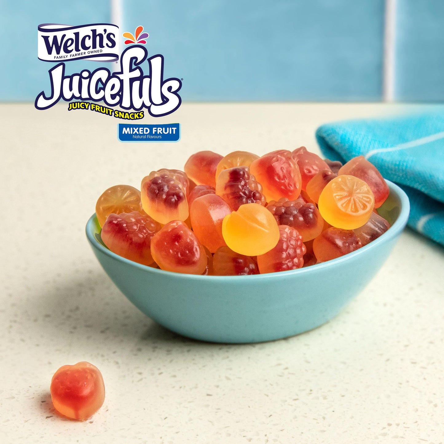 Welch's Fruit Snacks, Mixed Fruit, Perfect for School Lunches, Gluten Free, Bulk Pack, Individual Single Serve Bags, 0.8 oz (Pack of 40)