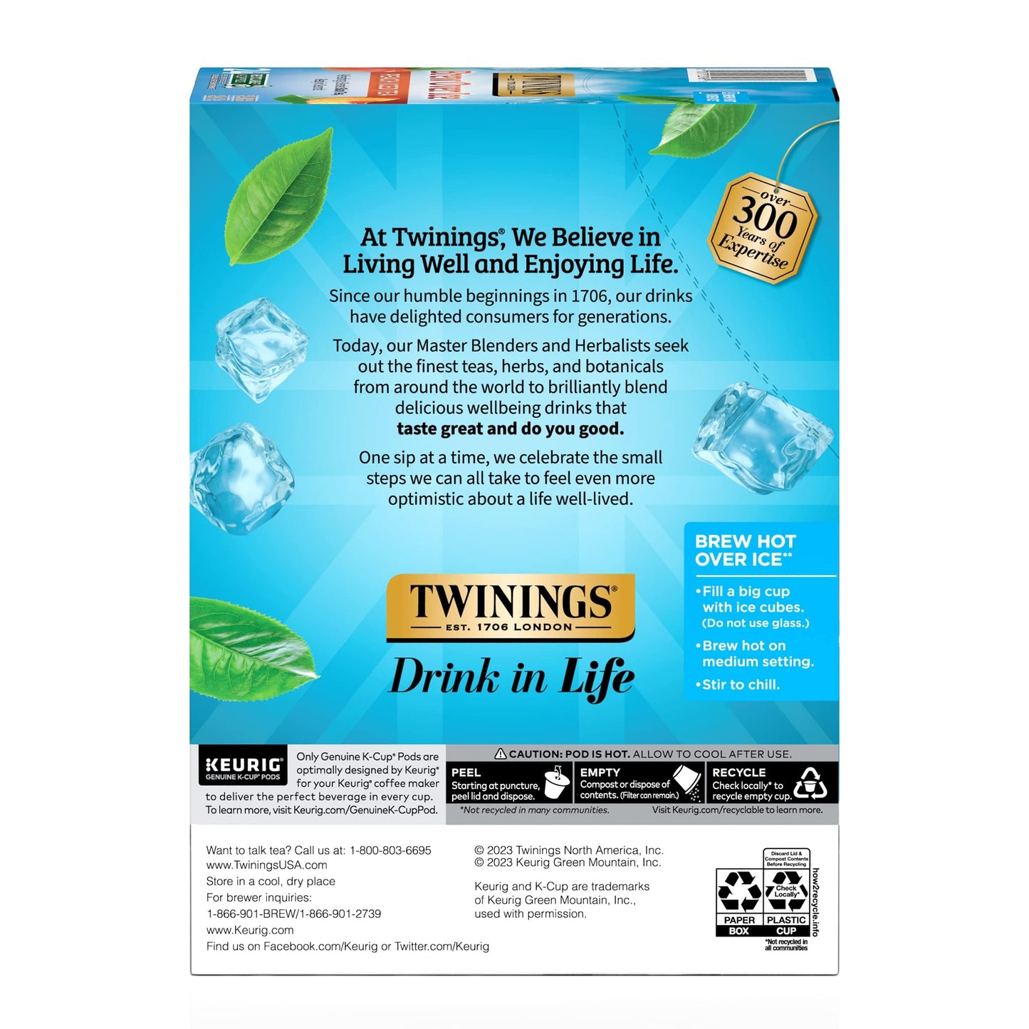 Twinings English Breakfast Tea K-Cup Pods for Keurig, Caffeinated, Smooth, Flavourful, Robust Black Tea, 24 Count (Pack of 1), Enjoy Hot or Iced