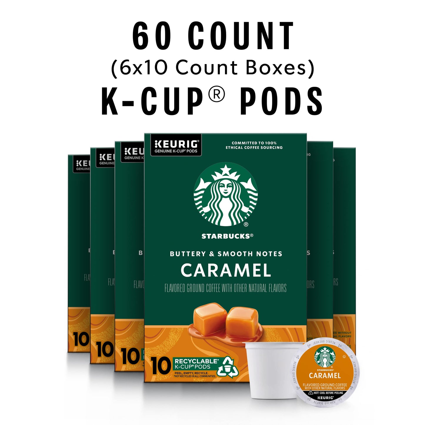 Starbucks K-Cup Coffee Pods—Medium Roast Coffee—Pike Place Roast for Keurig Brewers—100% Arabica—4 boxes (96 pods total)