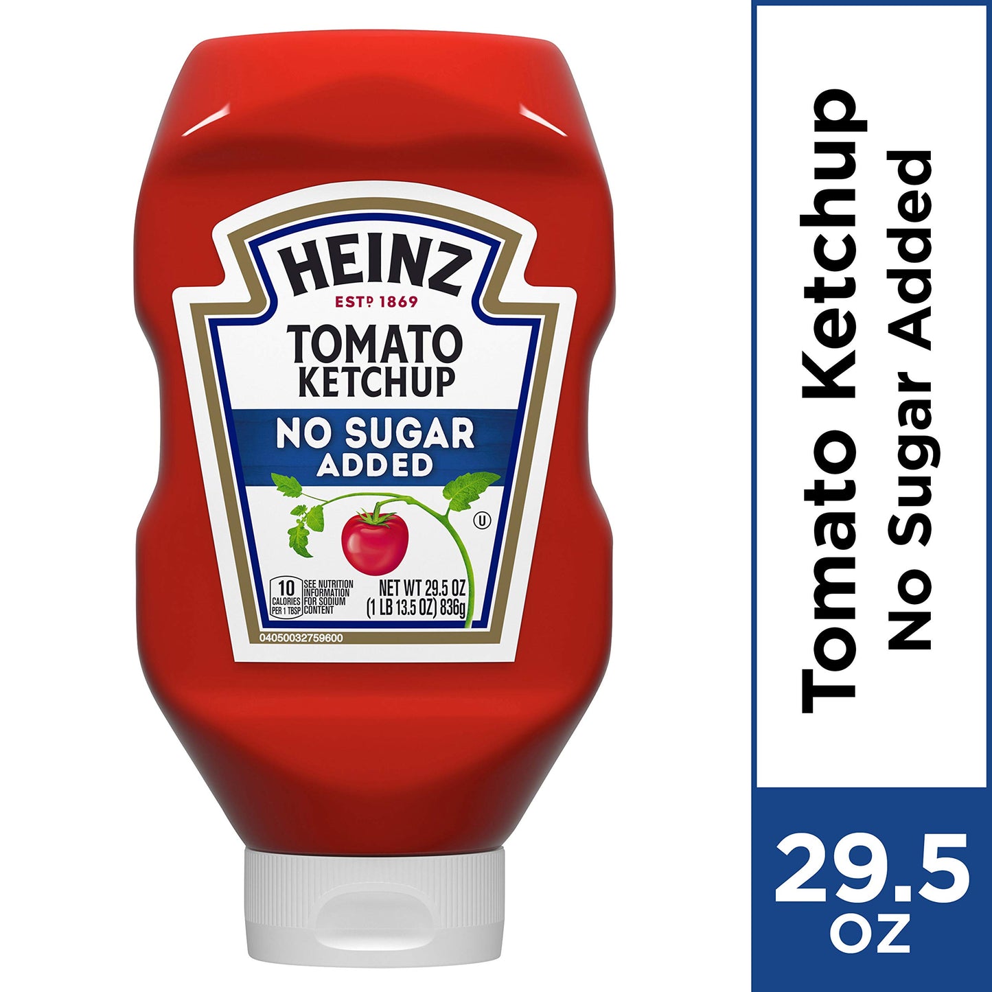 Heinz Tomato Ketchup with No Sugar Added (13 oz Bottle)