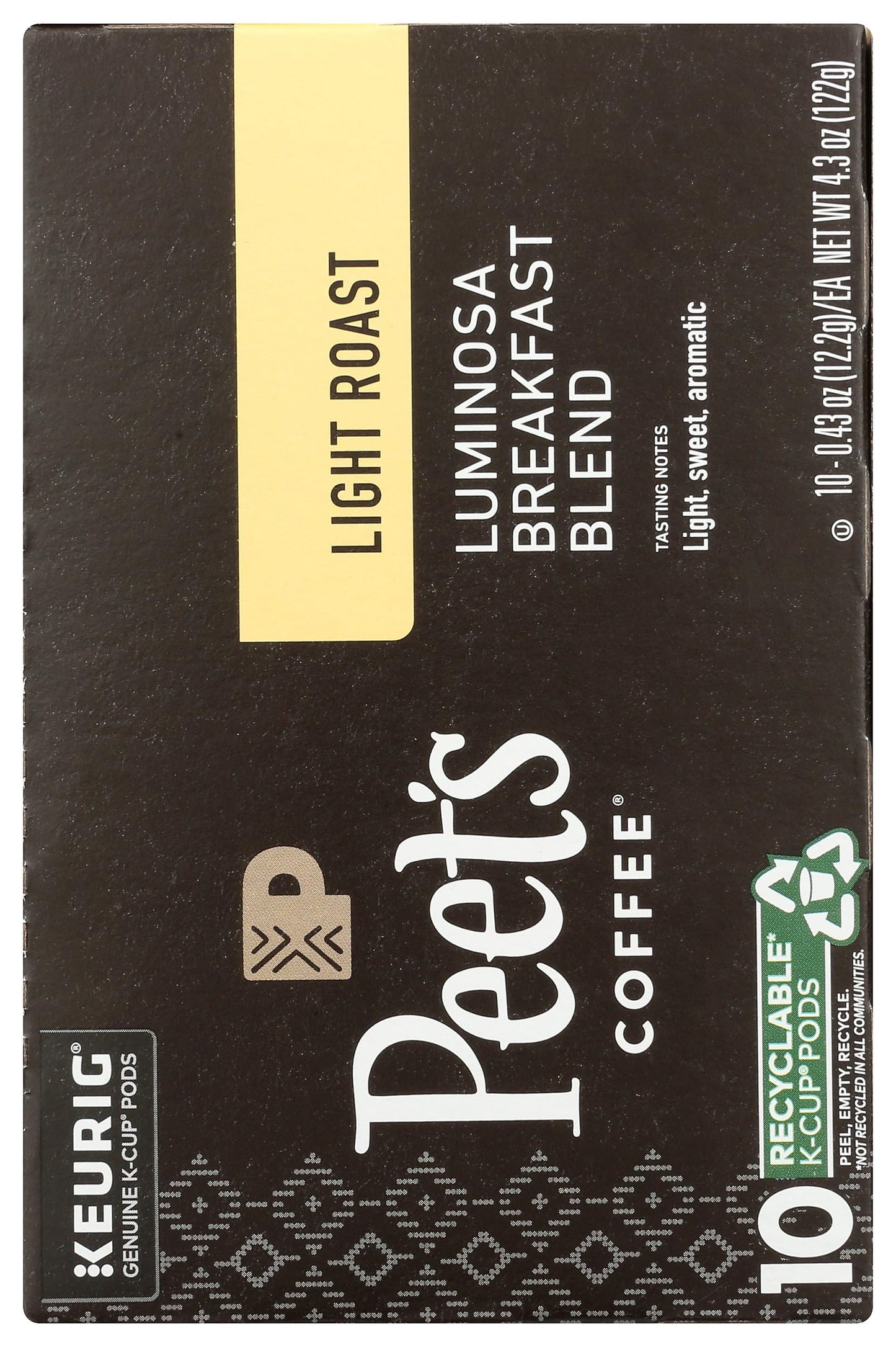 Peet's Coffee, Dark Roast K-Cup Pods for Keurig Brewers - Major Dickason's Blend 75 Count (1 Box of 75 K-Cup Pods)